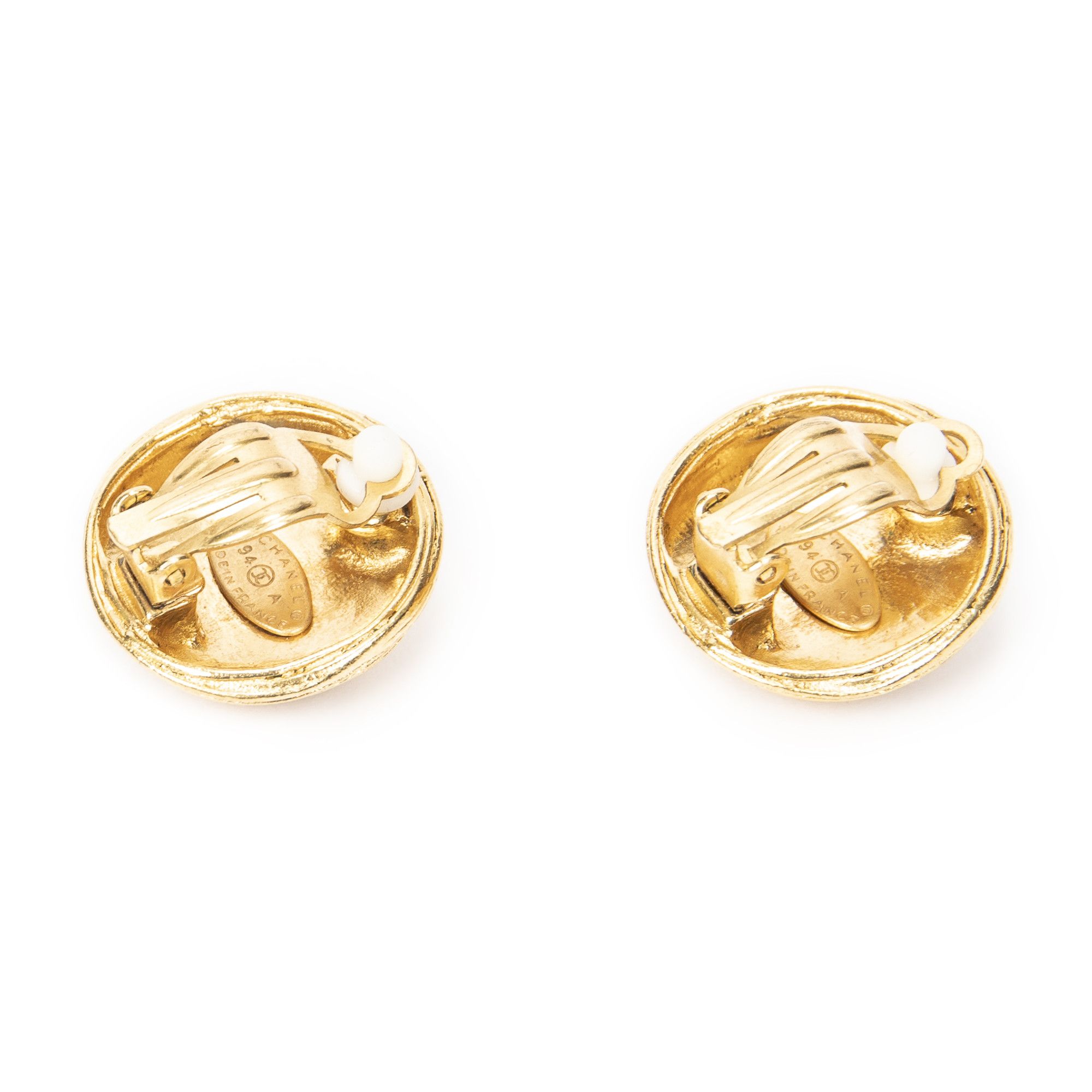 Chanel CC Round Clip On Earrings Size ONE SIZE - 2 Thumbnail