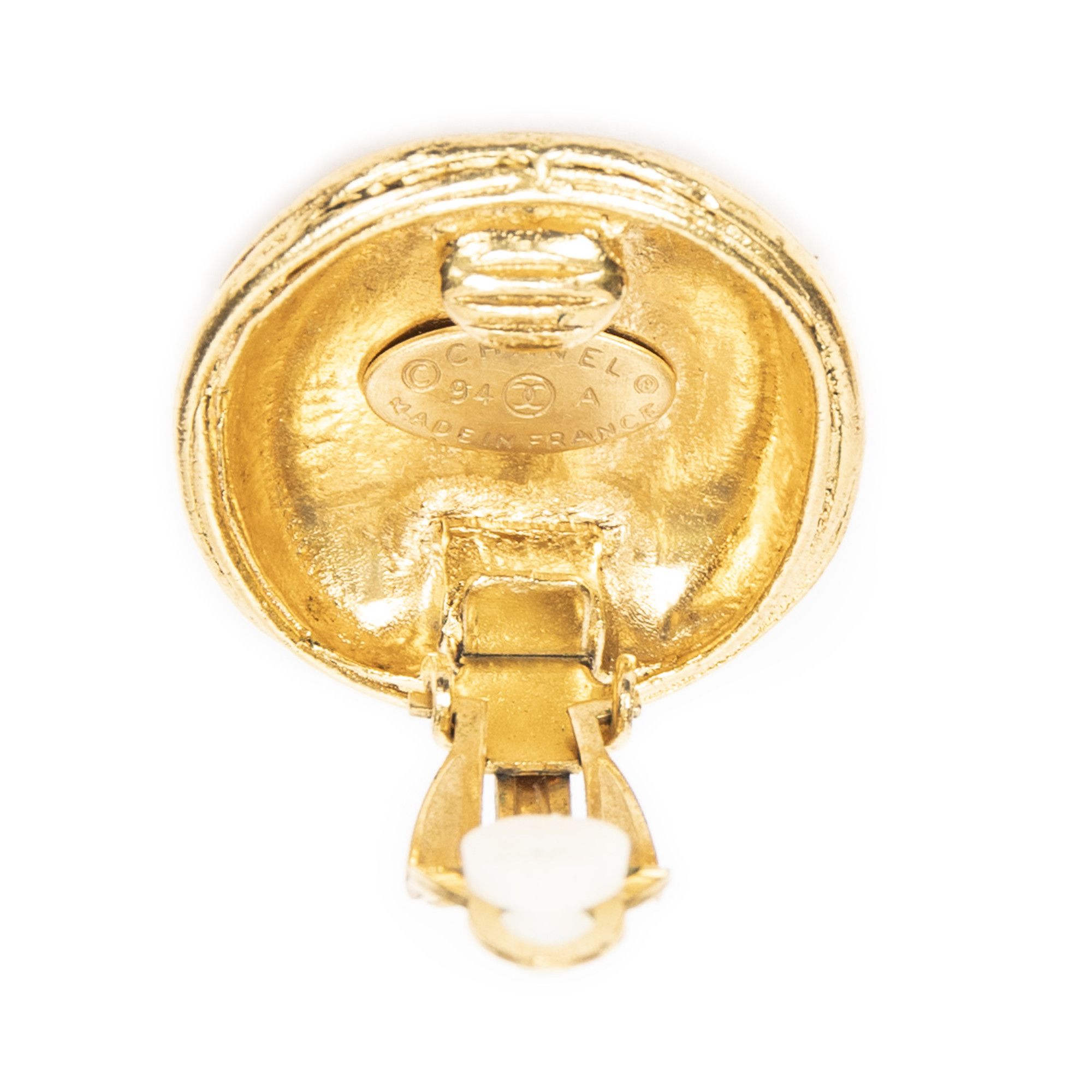 Chanel CC Round Clip On Earrings Size ONE SIZE - 4 Thumbnail