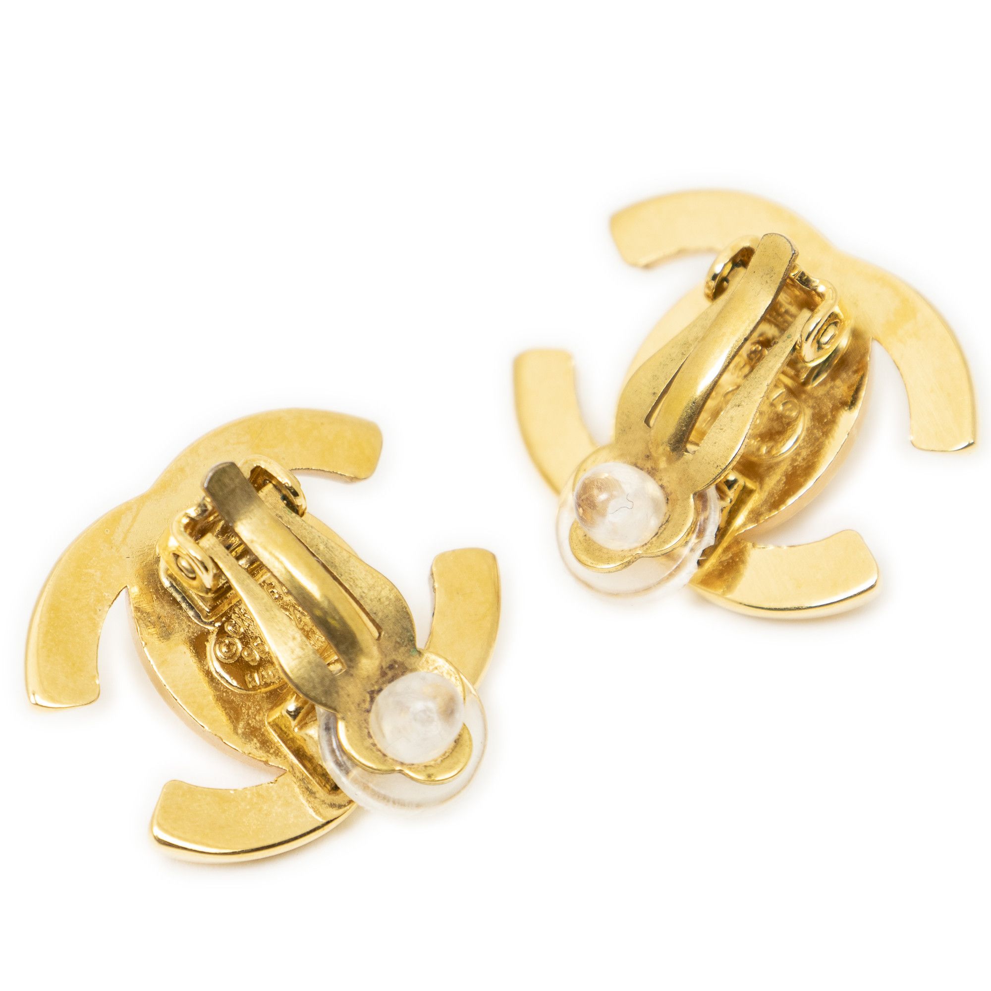 Chanel CC Turn Lock Clip On Earrings Size ONE SIZE - 2 Thumbnail