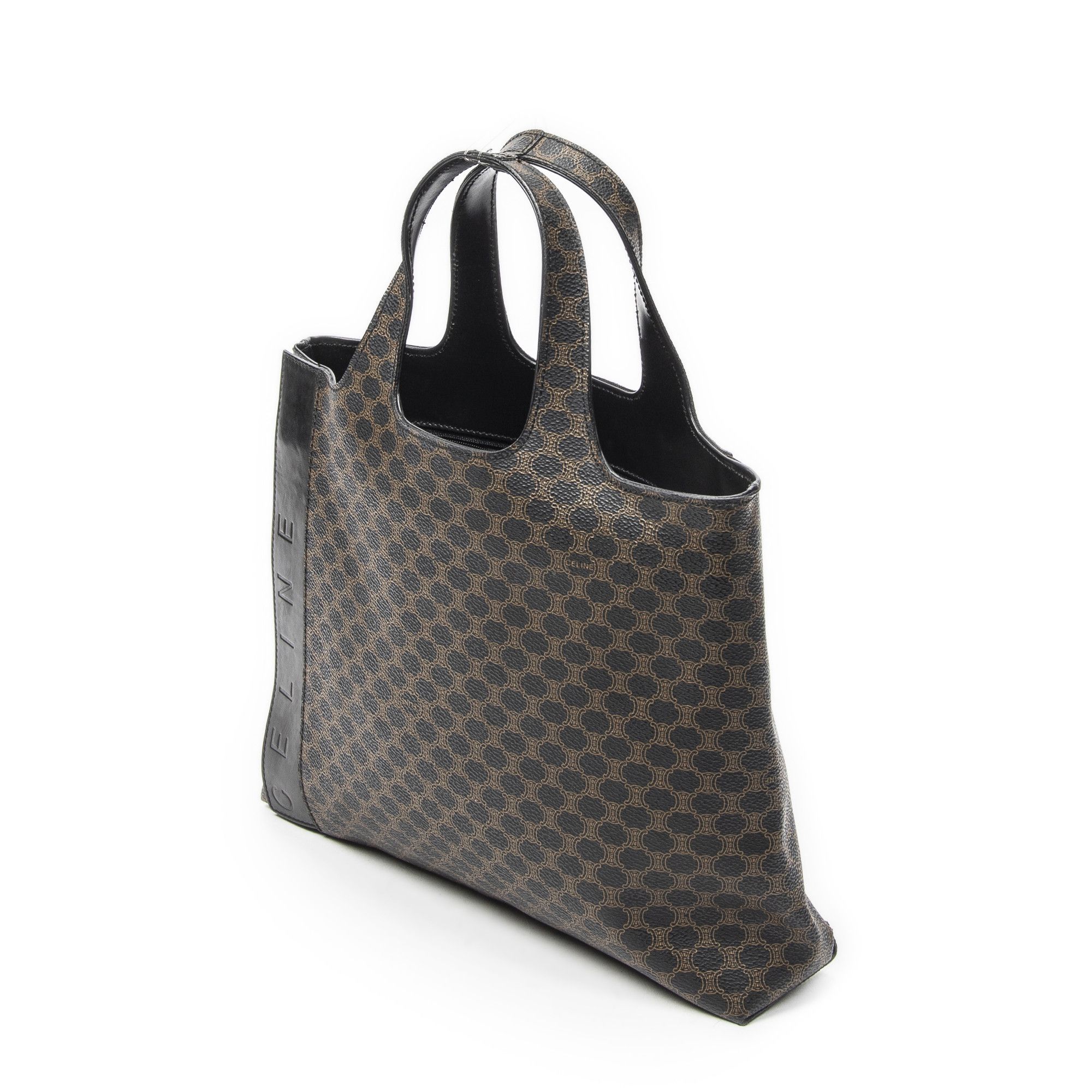 Celine Vintage Logo Zip Handbag Size ONE SIZE - 2 Thumbnail