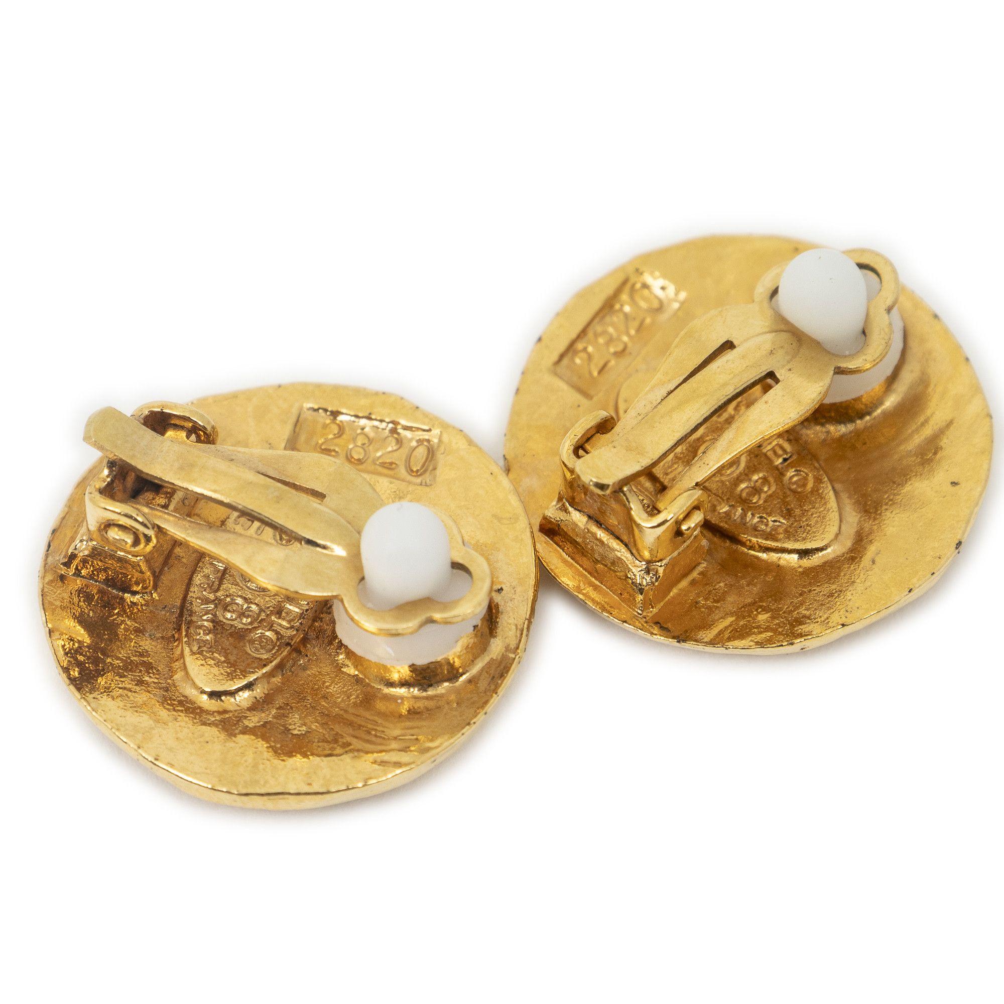 Chanel CC Round Clip On Earrings Size ONE SIZE - 2 Thumbnail