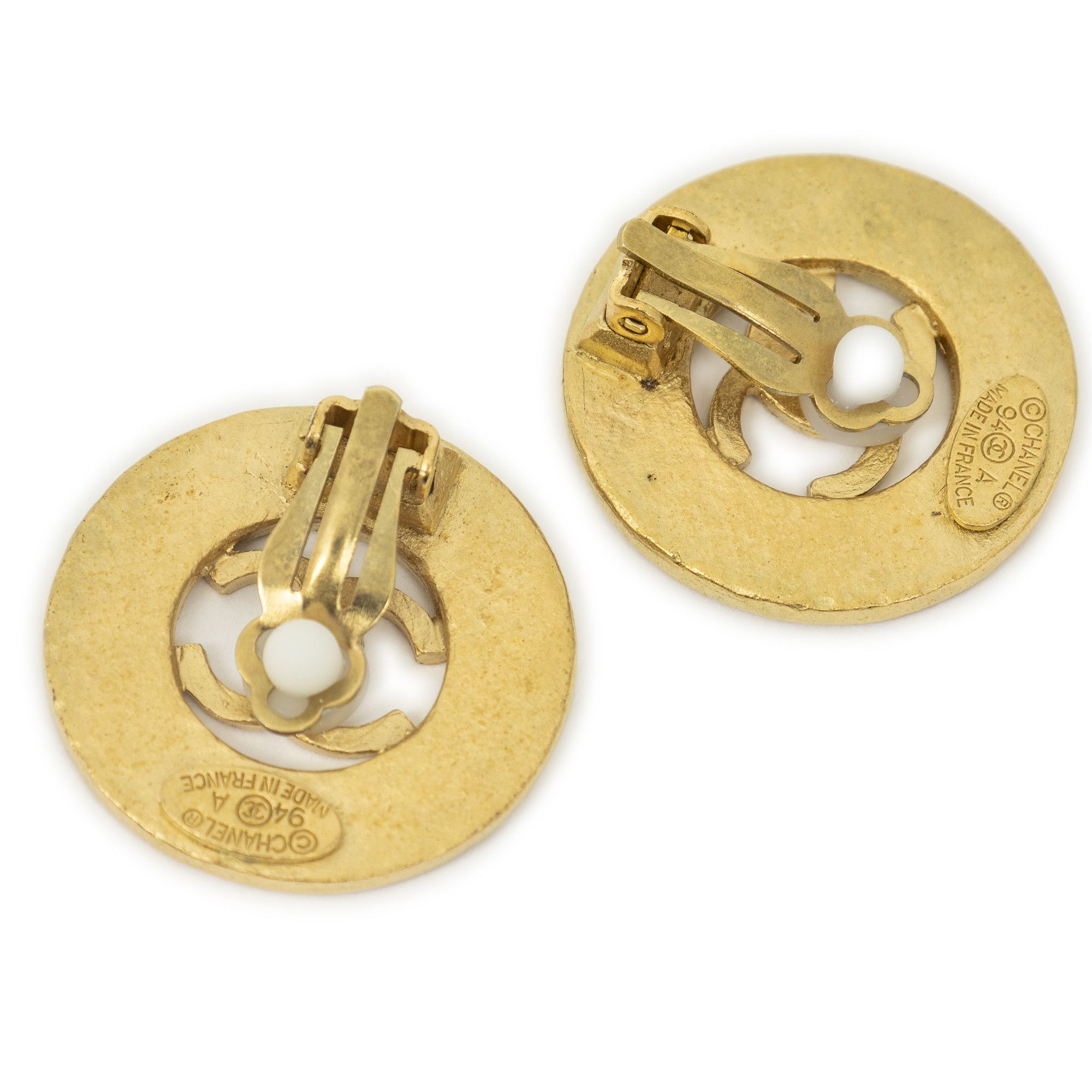 Chanel CC Round Clip On Earrings Size ONE SIZE - 2 Thumbnail