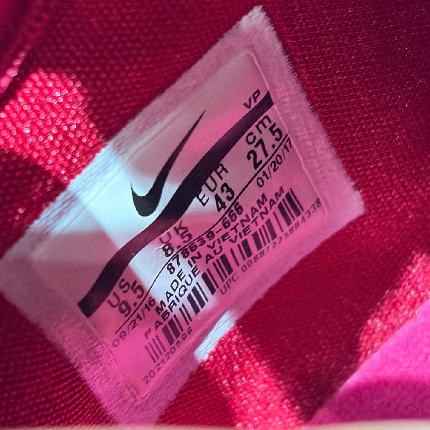 Nike Nike Pink Lowtop Sneakers 10 Men Size US 10 / EU 43 - 5 Thumbnail
