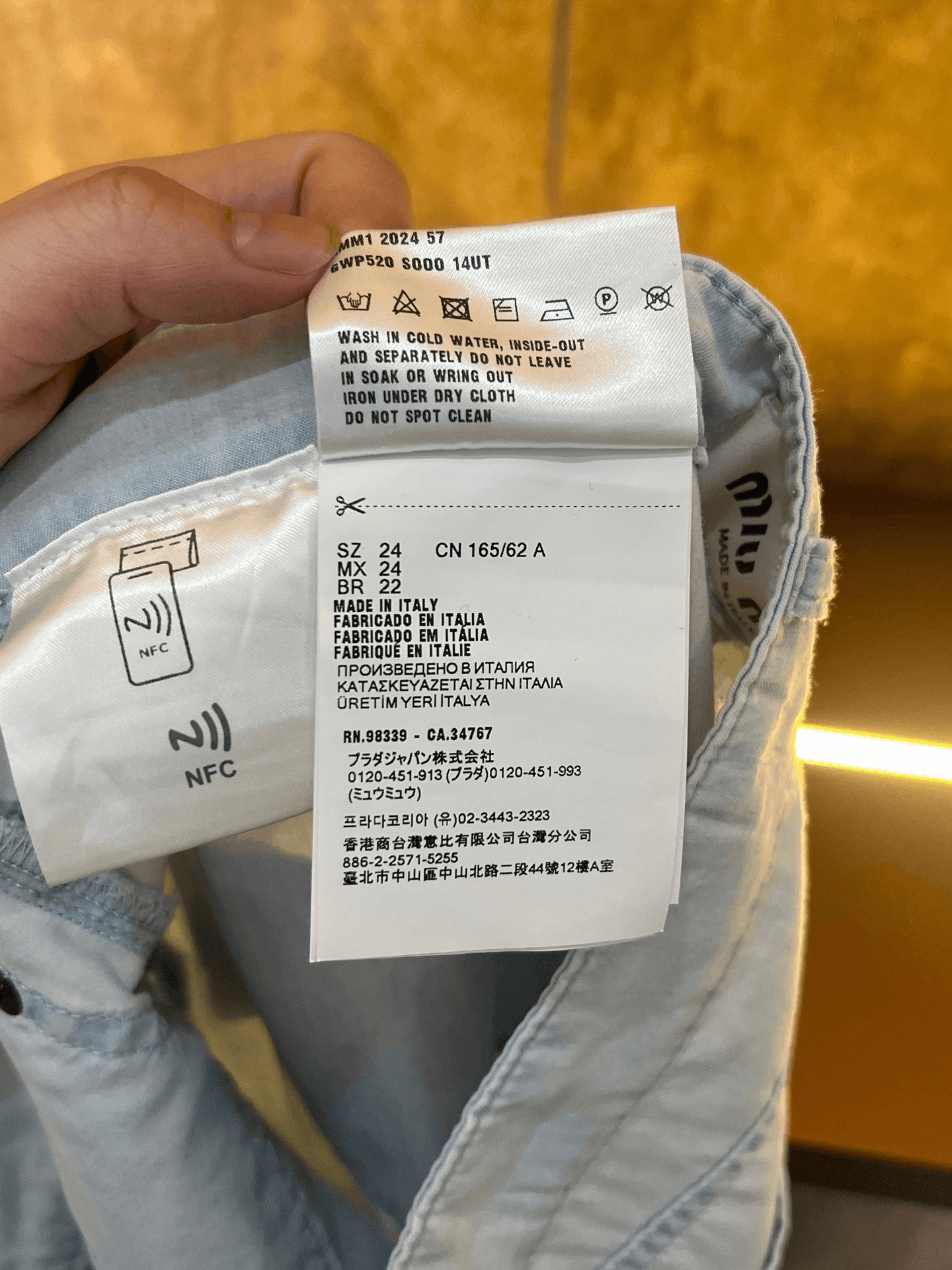 Miu Miu Miu Miu Denim Jeans 26 Women Size 26" / US 2 / IT 38 - 5 Thumbnail