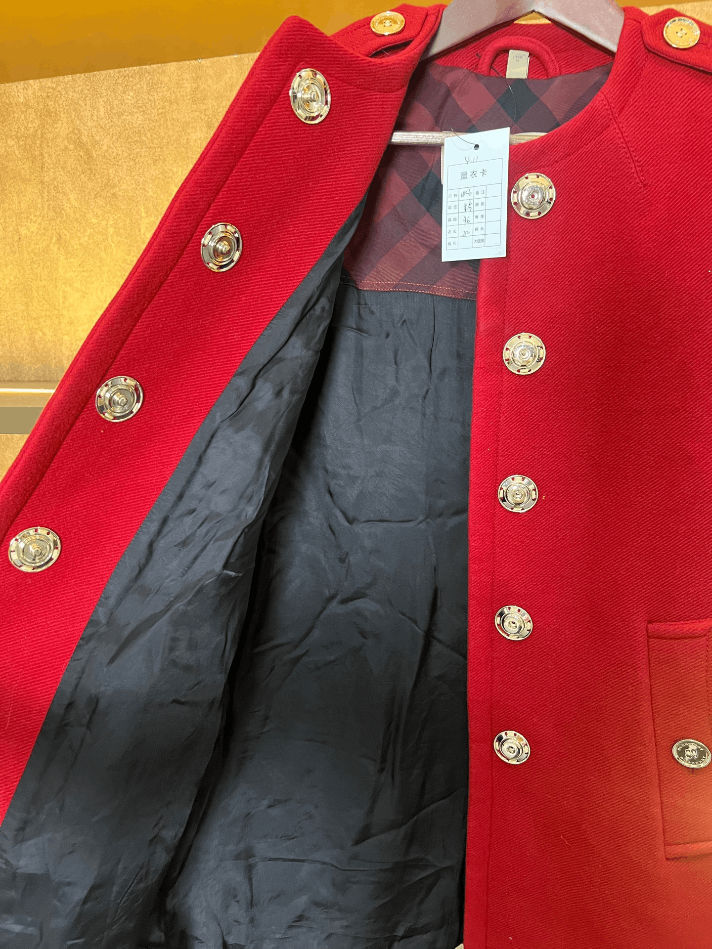 Burberry Burberry Red Coat M Women Size M / US 6-8 / IT 42-44 - 4 Thumbnail