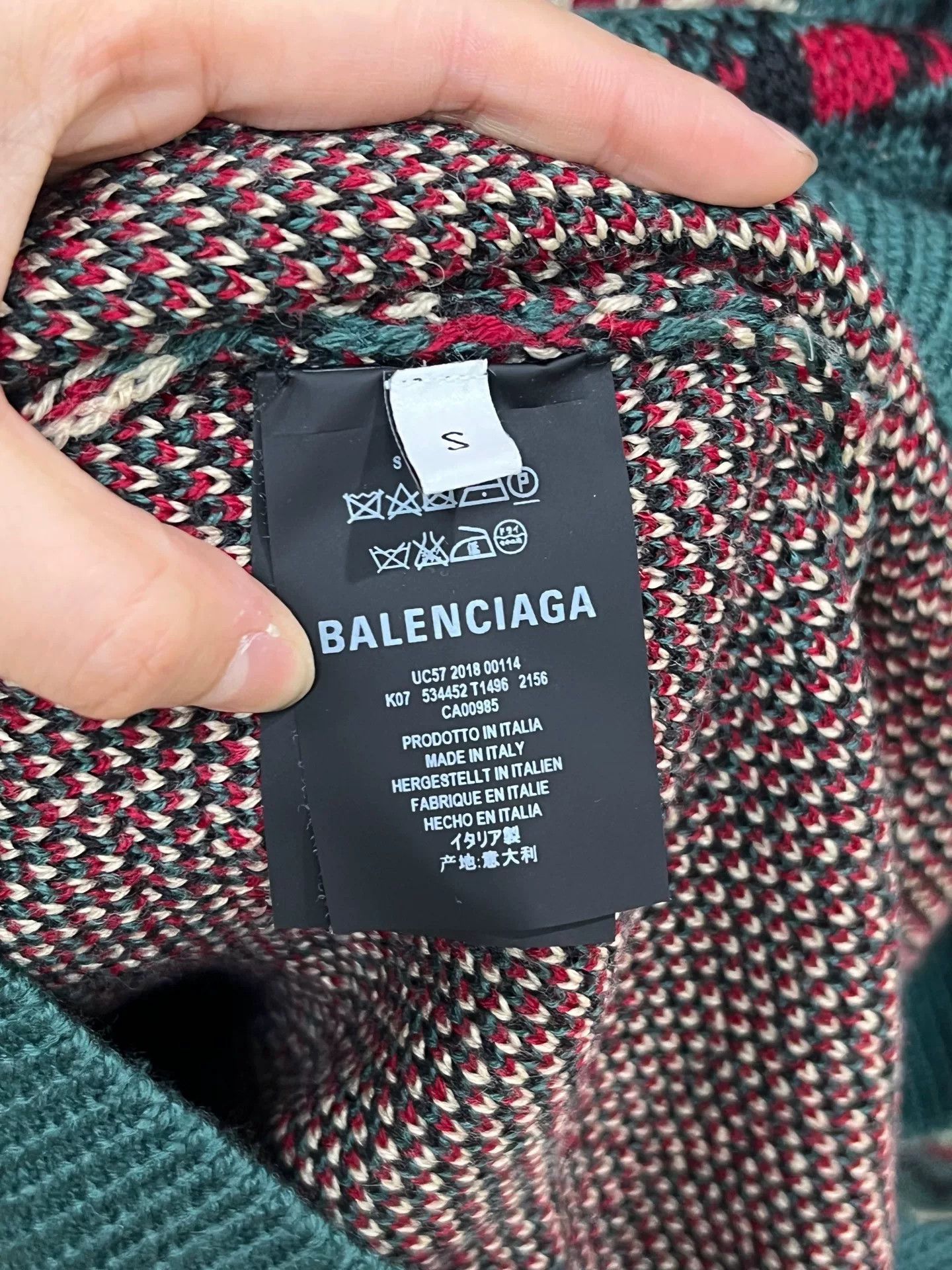 Balenciaga Balenciaga Sweater s Men Size US S / EU 44-46 / 1 - 5 Thumbnail