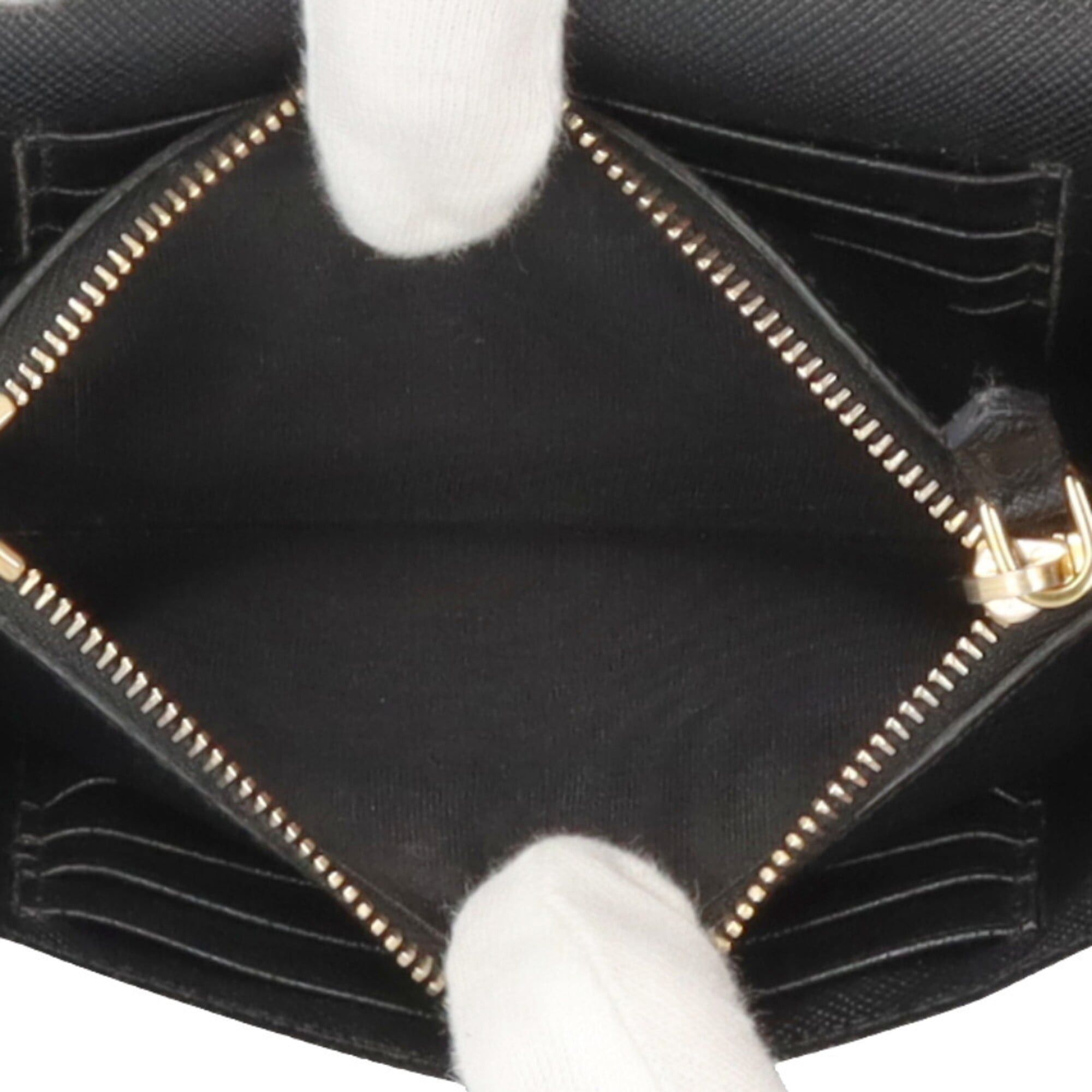 Prada Prada Saffiano Shoulder Bag, Leather 1BP005 Black, Women's PRADA Wallet, Chain Wallet Size ONE SIZE - 7 Thumbnail