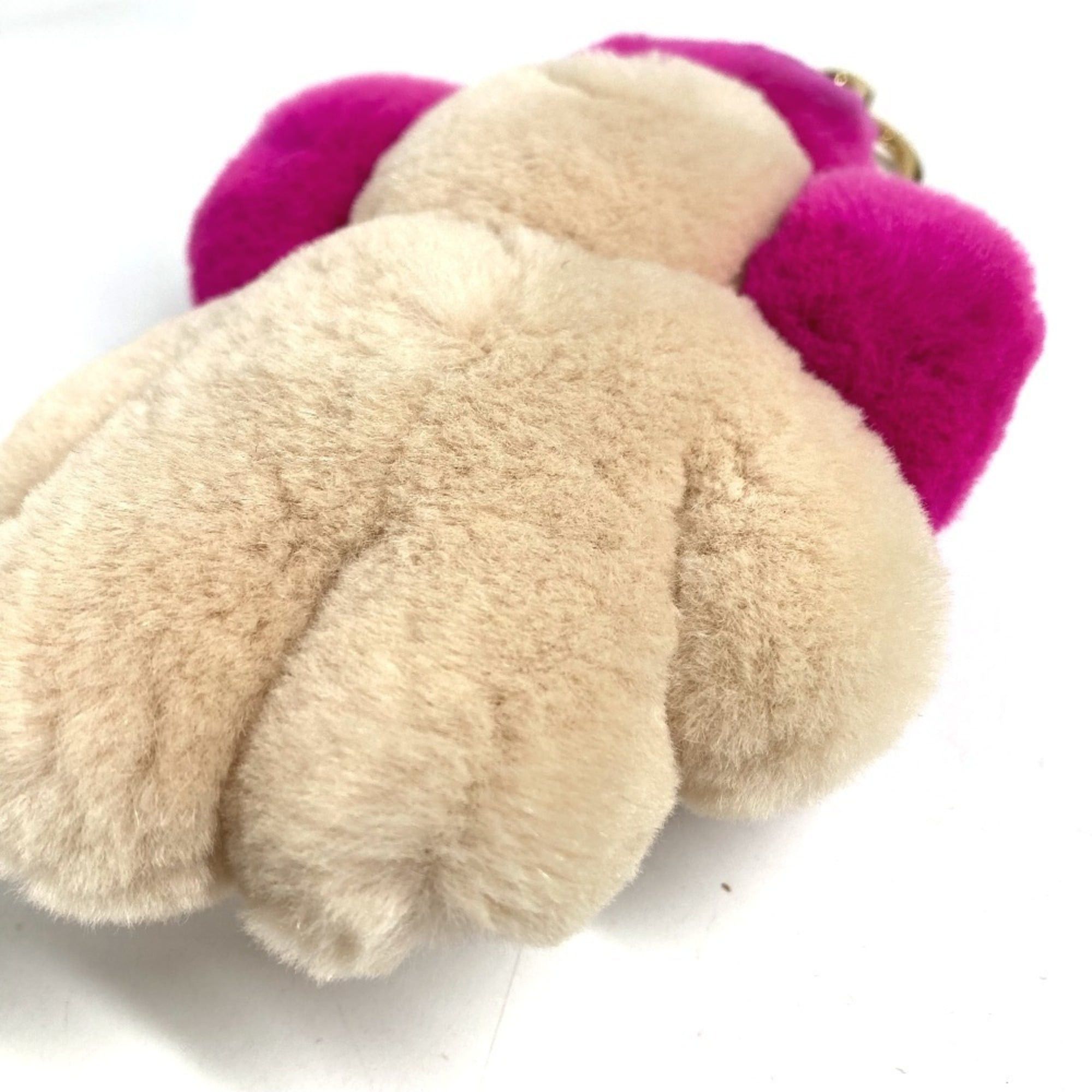 Louis Vuitton LOUIS VUITTON M00870 Plush Doll Portefeuille Vivienne Vison Christmas Accessory Bag Charm Keychain Fur Women's Pink Size ONE SIZE - 6 Thumbnail