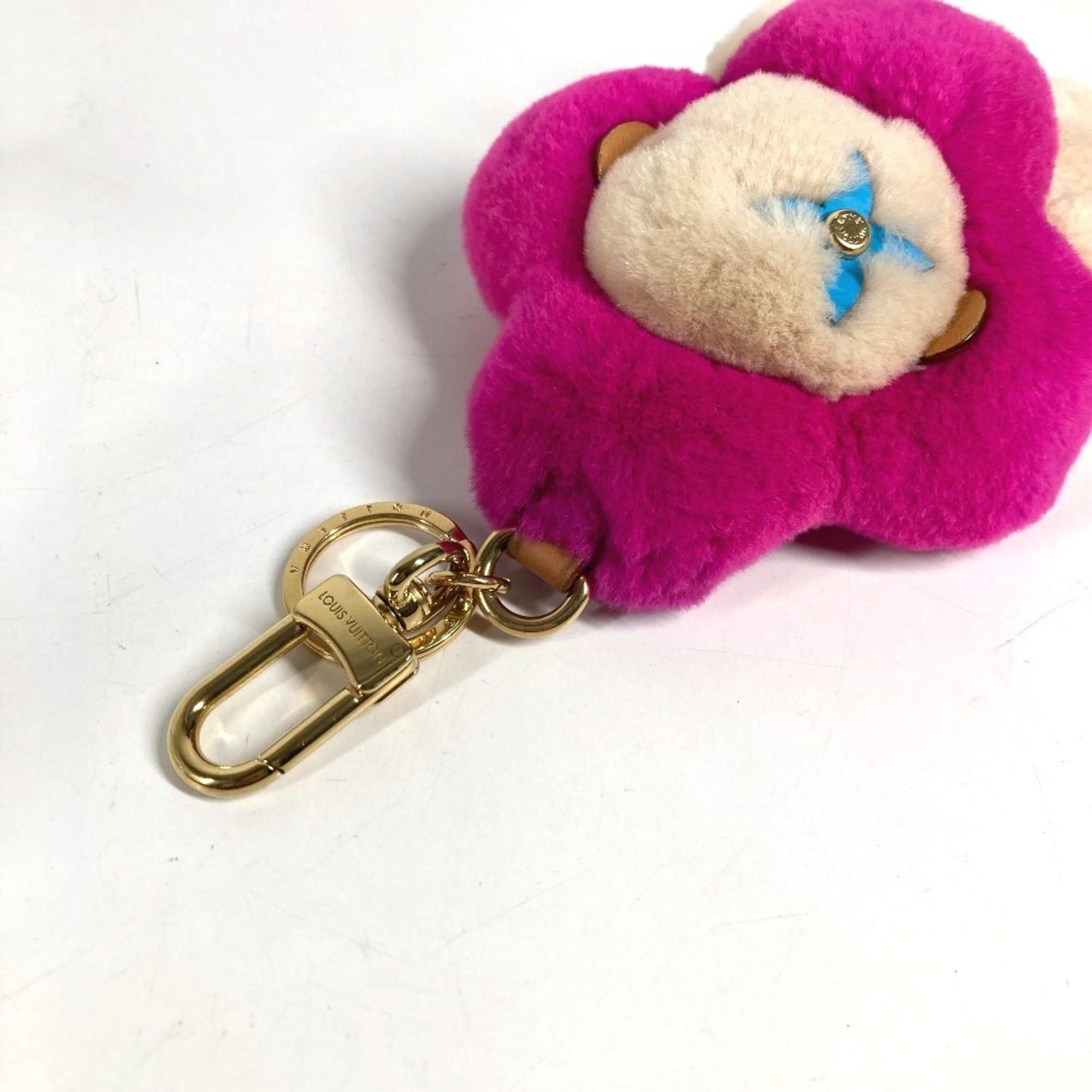Louis Vuitton LOUIS VUITTON M00870 Plush Doll Portefeuille Vivienne Vison Christmas Accessory Bag Charm Keychain Fur Women's Pink Size ONE SIZE - 8 Thumbnail