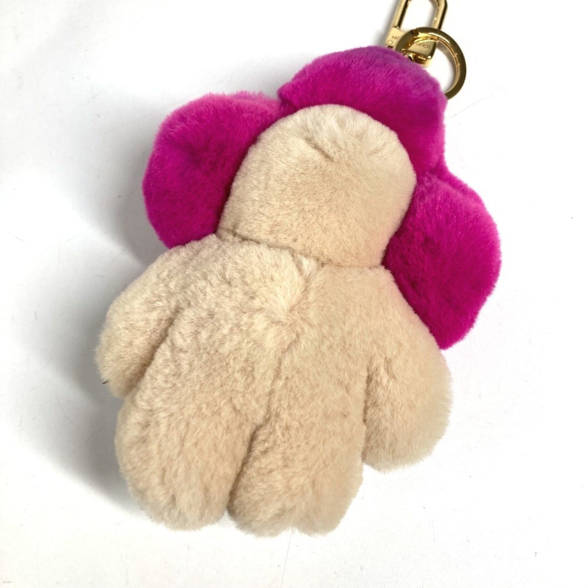 Louis Vuitton LOUIS VUITTON M00870 Plush Doll Portefeuille Vivienne Vison Christmas Accessory Bag Charm Keychain Fur Women's Pink Size ONE SIZE - 5 Thumbnail