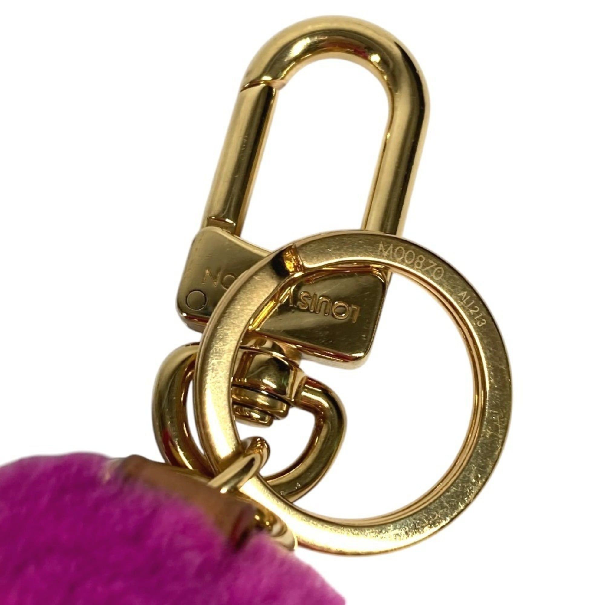 Louis Vuitton LOUIS VUITTON M00870 Plush Doll Portefeuille Vivienne Vison Christmas Accessory Bag Charm Keychain Fur Women's Pink Size ONE SIZE - 4 Thumbnail