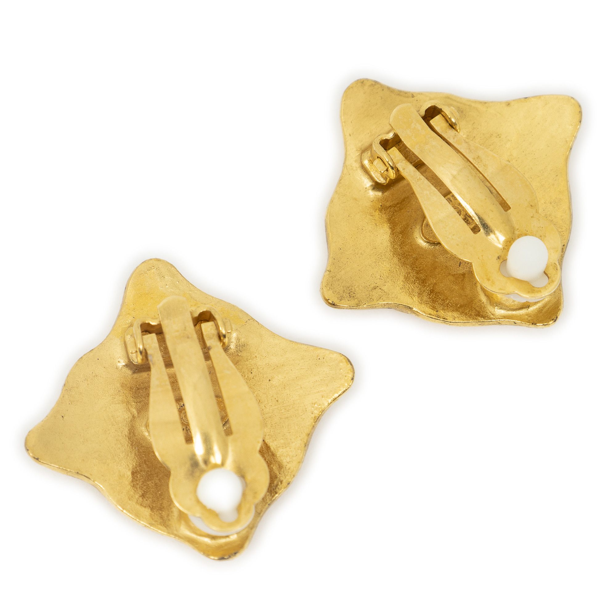Chanel CC Diamond Clip On Earrings Size ONE SIZE - 2 Thumbnail