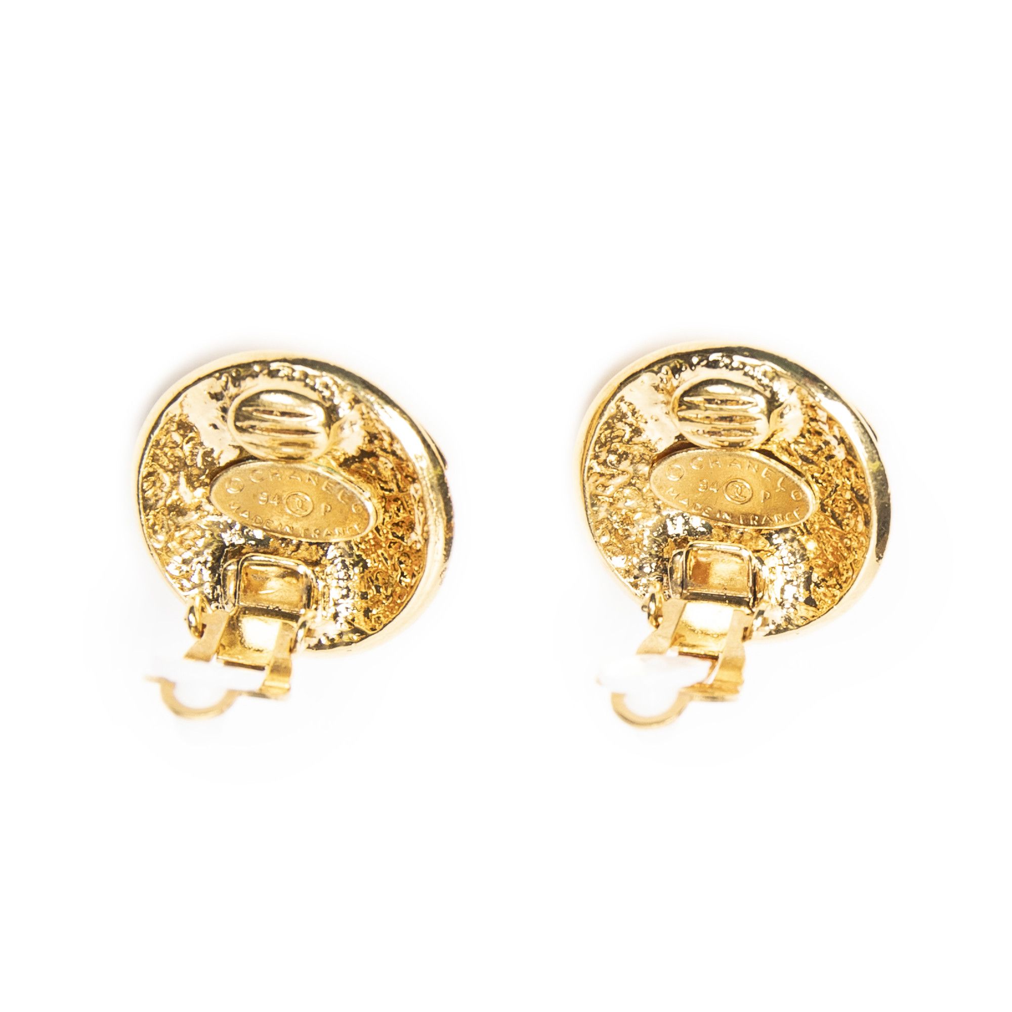 Chanel CC Round Clip On Earrings Size ONE SIZE - 3 Thumbnail