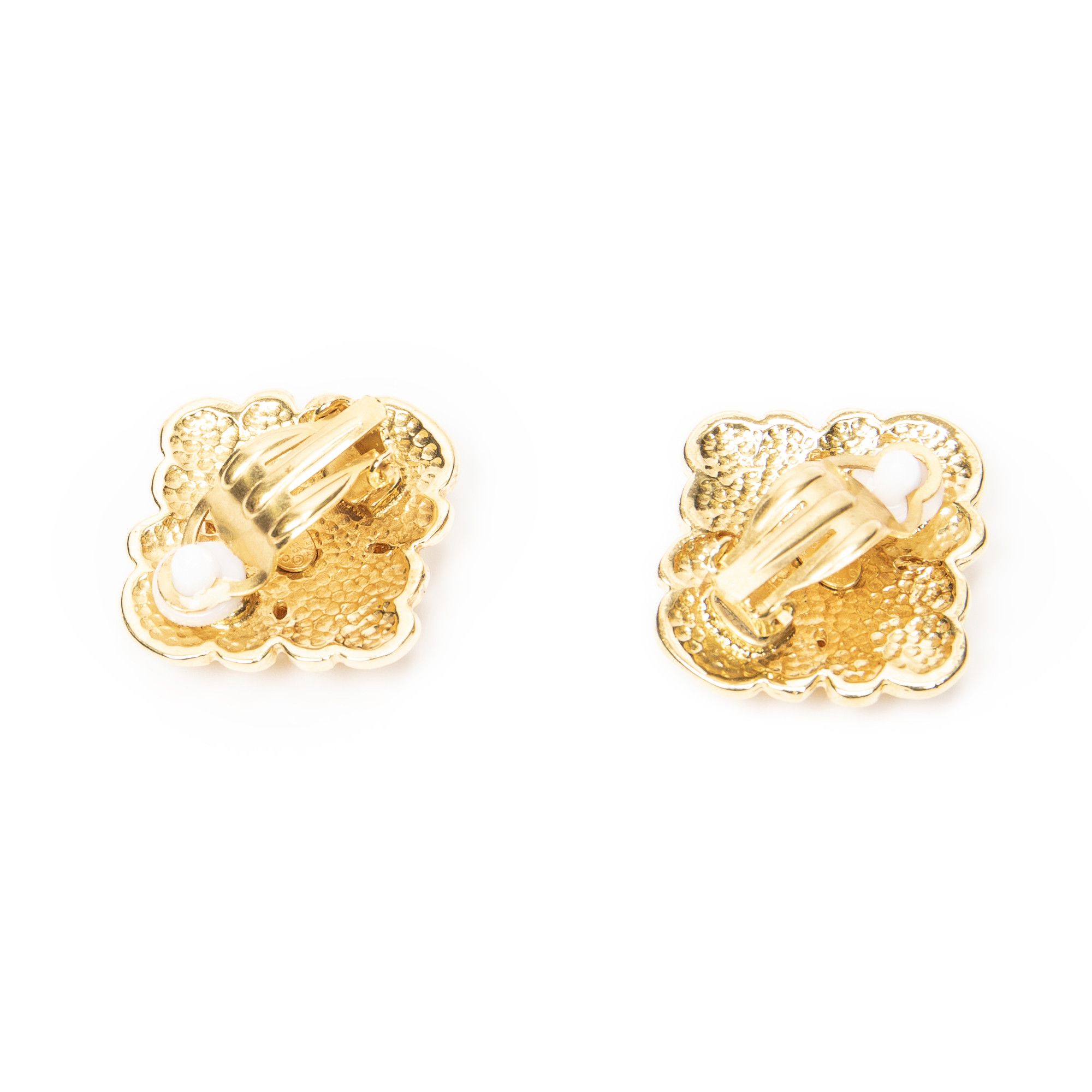 Chanel CC Diamond Clip On Earrings Size ONE SIZE - 2 Thumbnail