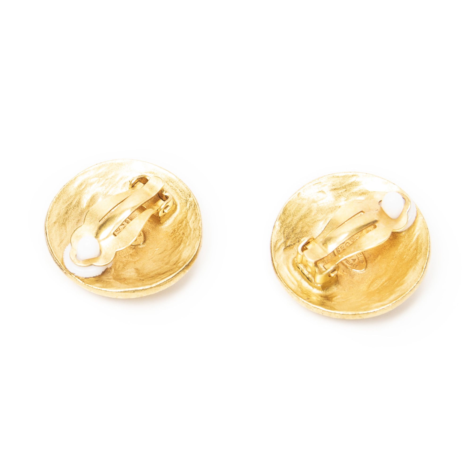 Chanel CC Round Clip On Earrings Size ONE SIZE - 2 Thumbnail