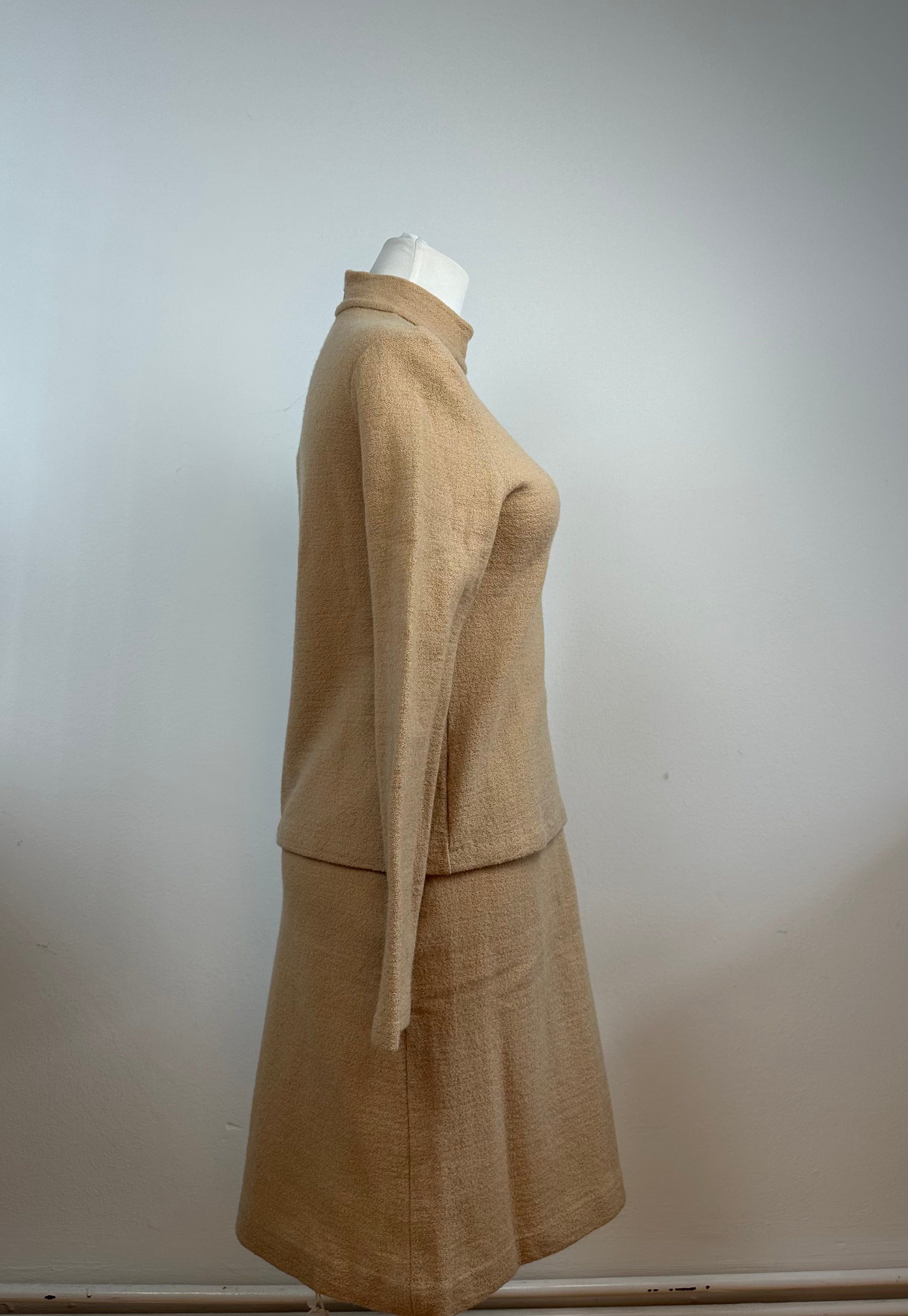 Balenciaga Vintage Wool Twin Set Camel 38/M Size M / US 6-8 / IT 42-44 - 3 Thumbnail