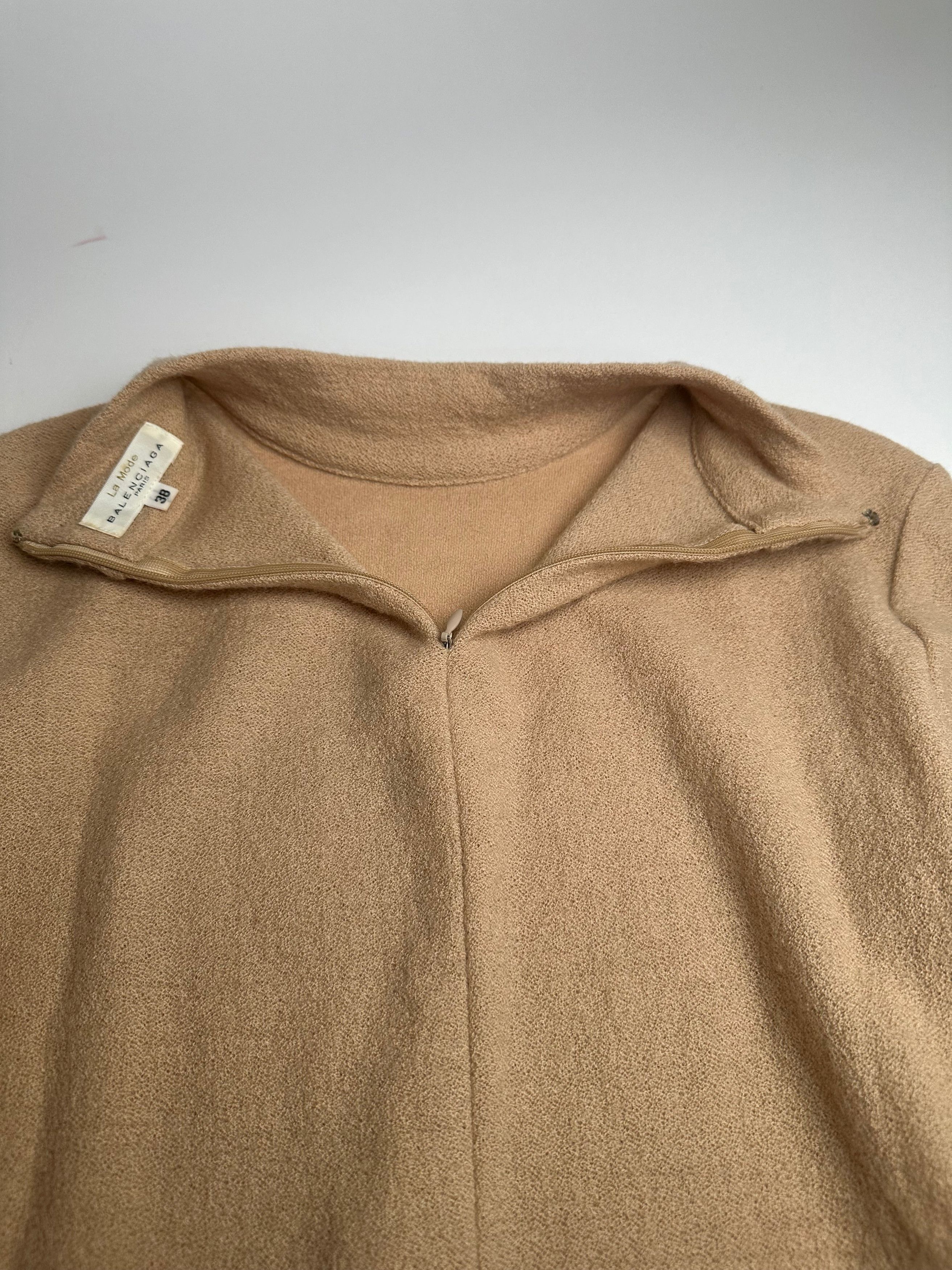 Balenciaga Vintage Wool Twin Set Camel 38/M Size M / US 6-8 / IT 42-44 - 7 Thumbnail