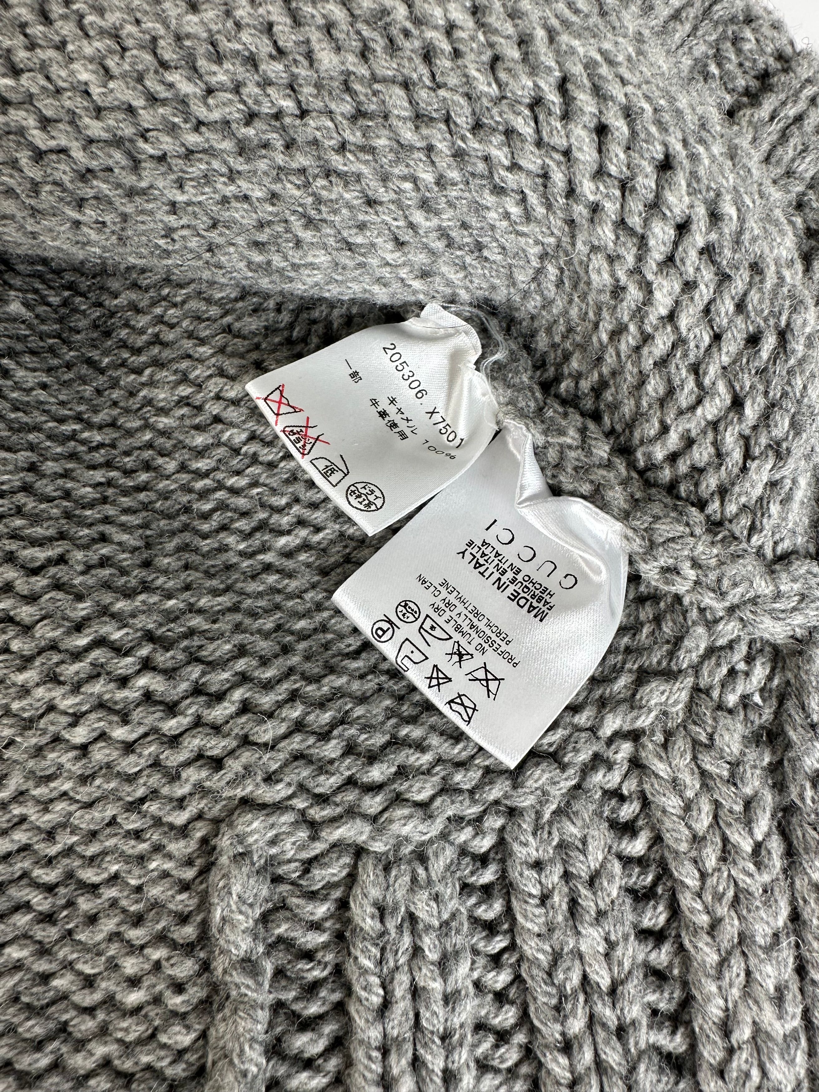 Gucci Vintage Wool Poncho Grey M Size M / US 6-8 / IT 42-44 - 7 Thumbnail