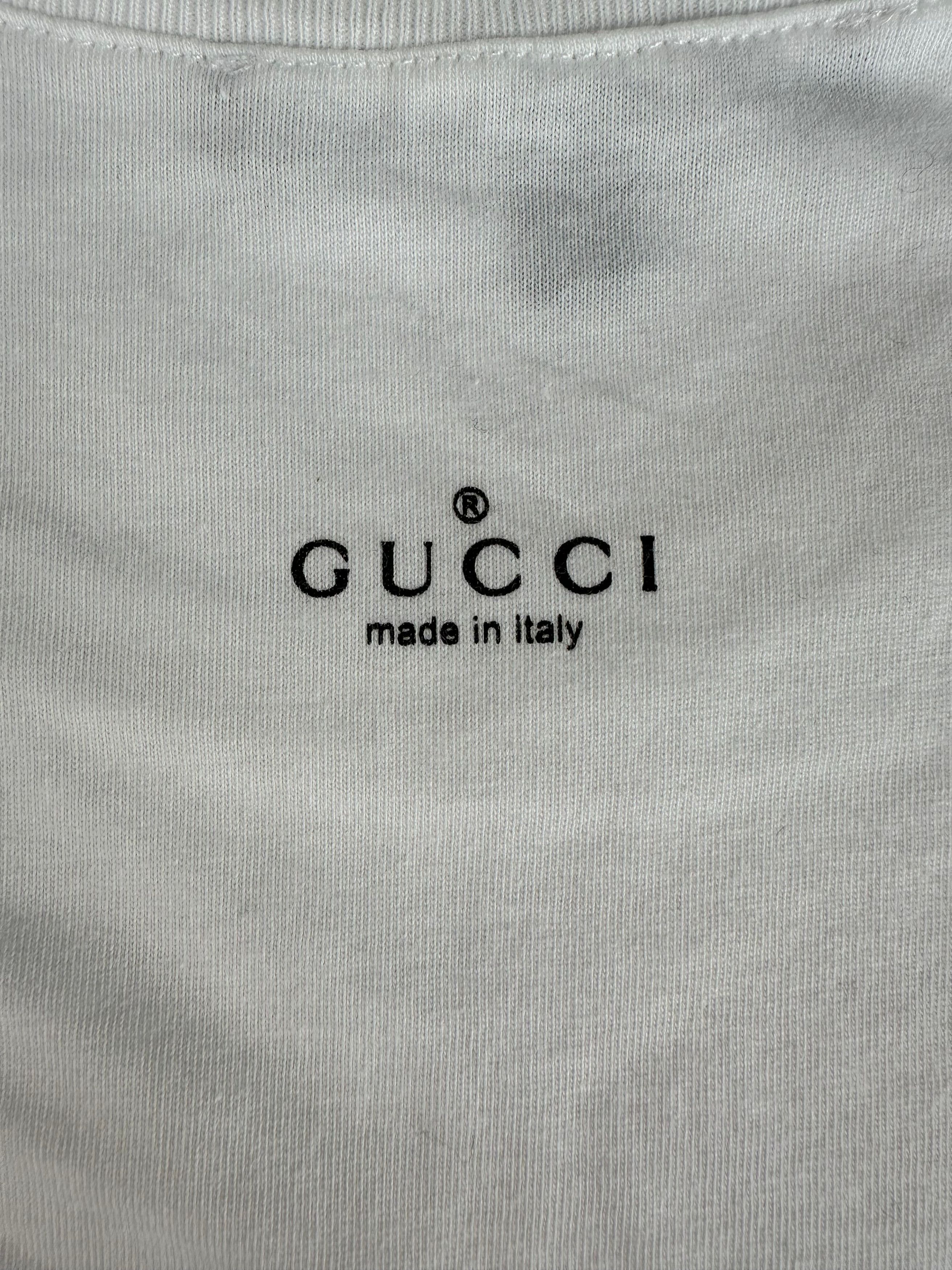 Gucci Vintage White Crewneck Shirt M Size M / US 6-8 / IT 42-44 - 8 Thumbnail