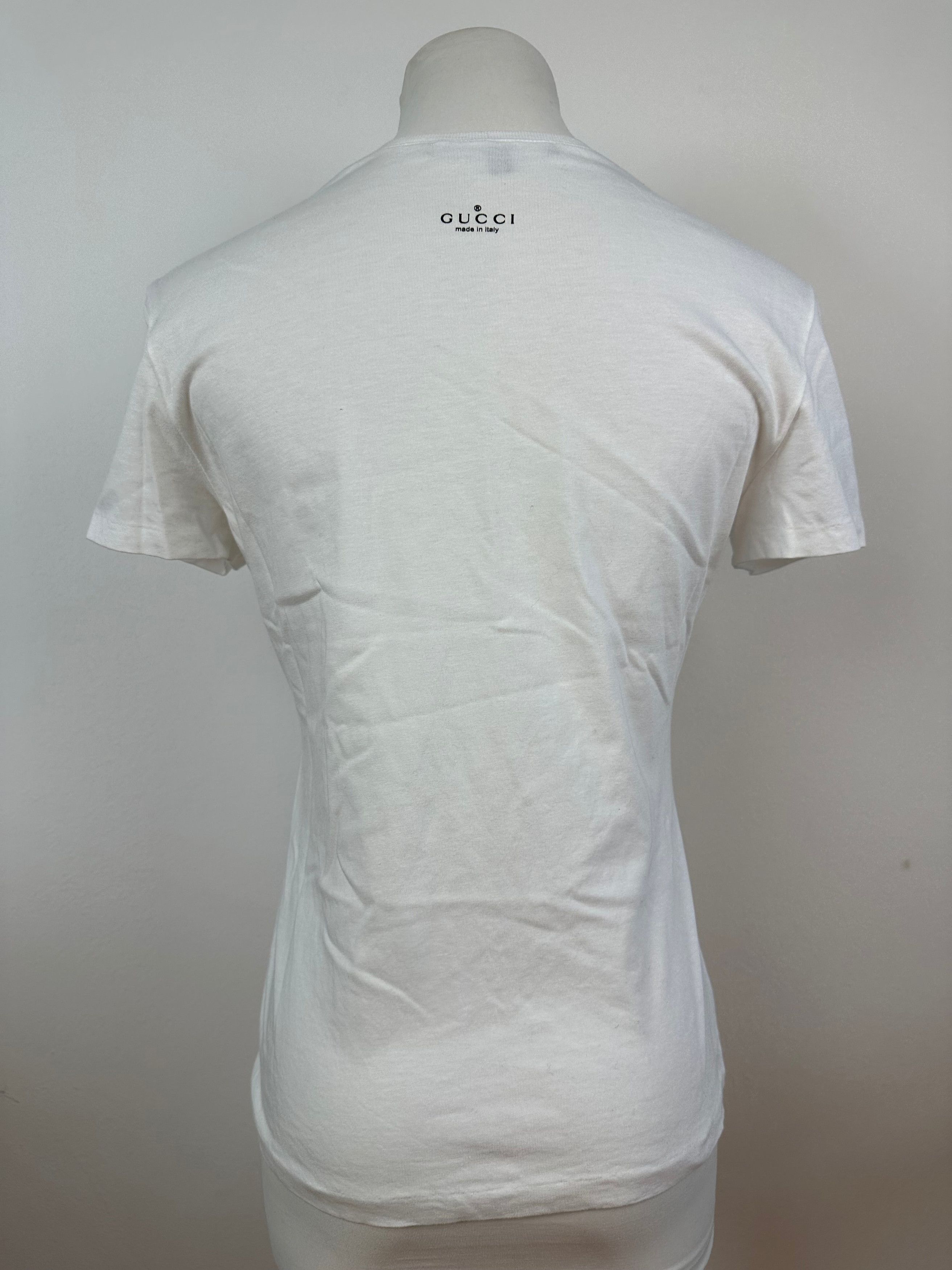 Gucci Vintage White Crewneck Shirt M Size M / US 6-8 / IT 42-44 - 12 Thumbnail