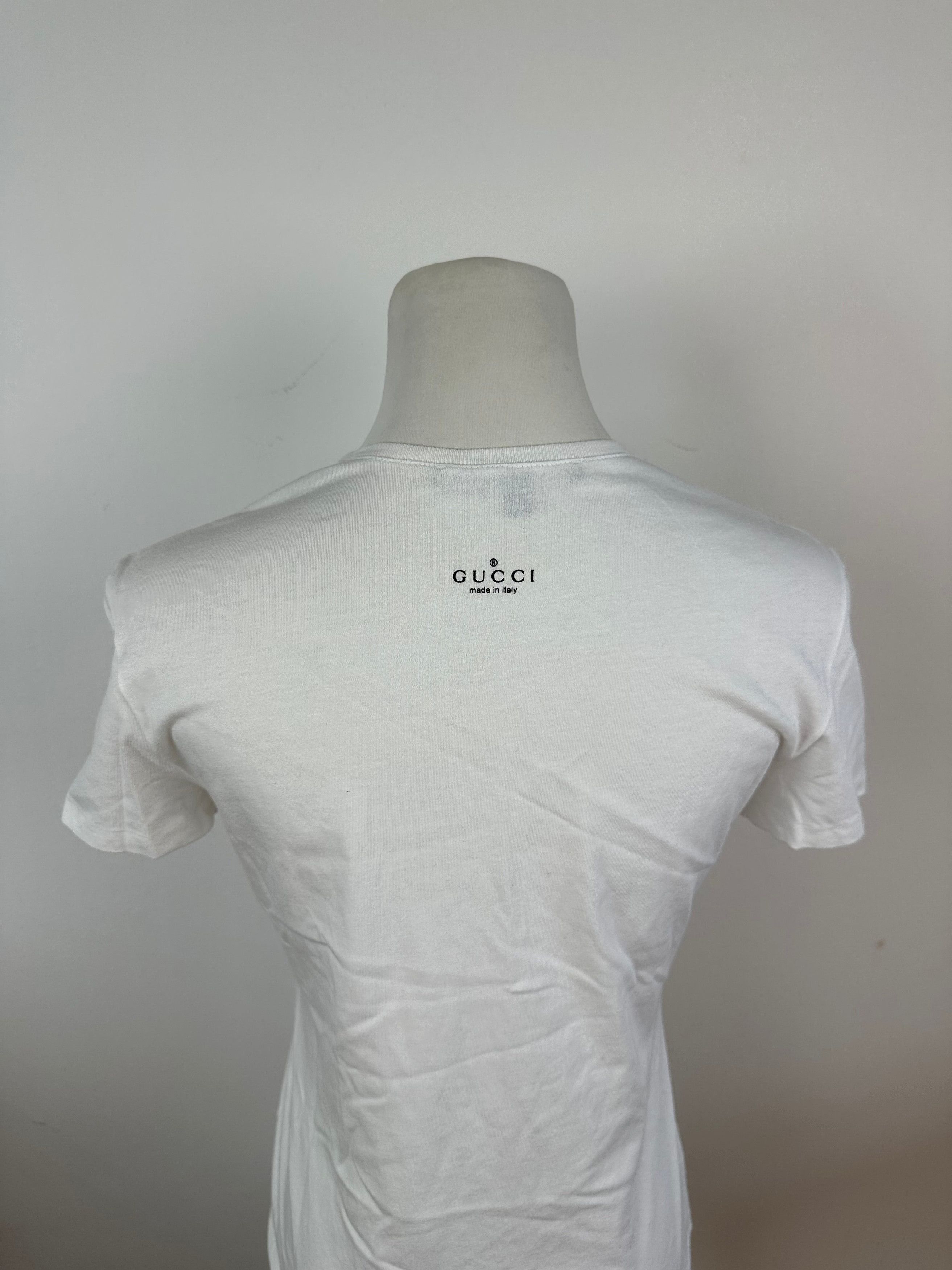 Gucci Vintage White Crewneck Shirt M Size M / US 6-8 / IT 42-44 - 5 Thumbnail