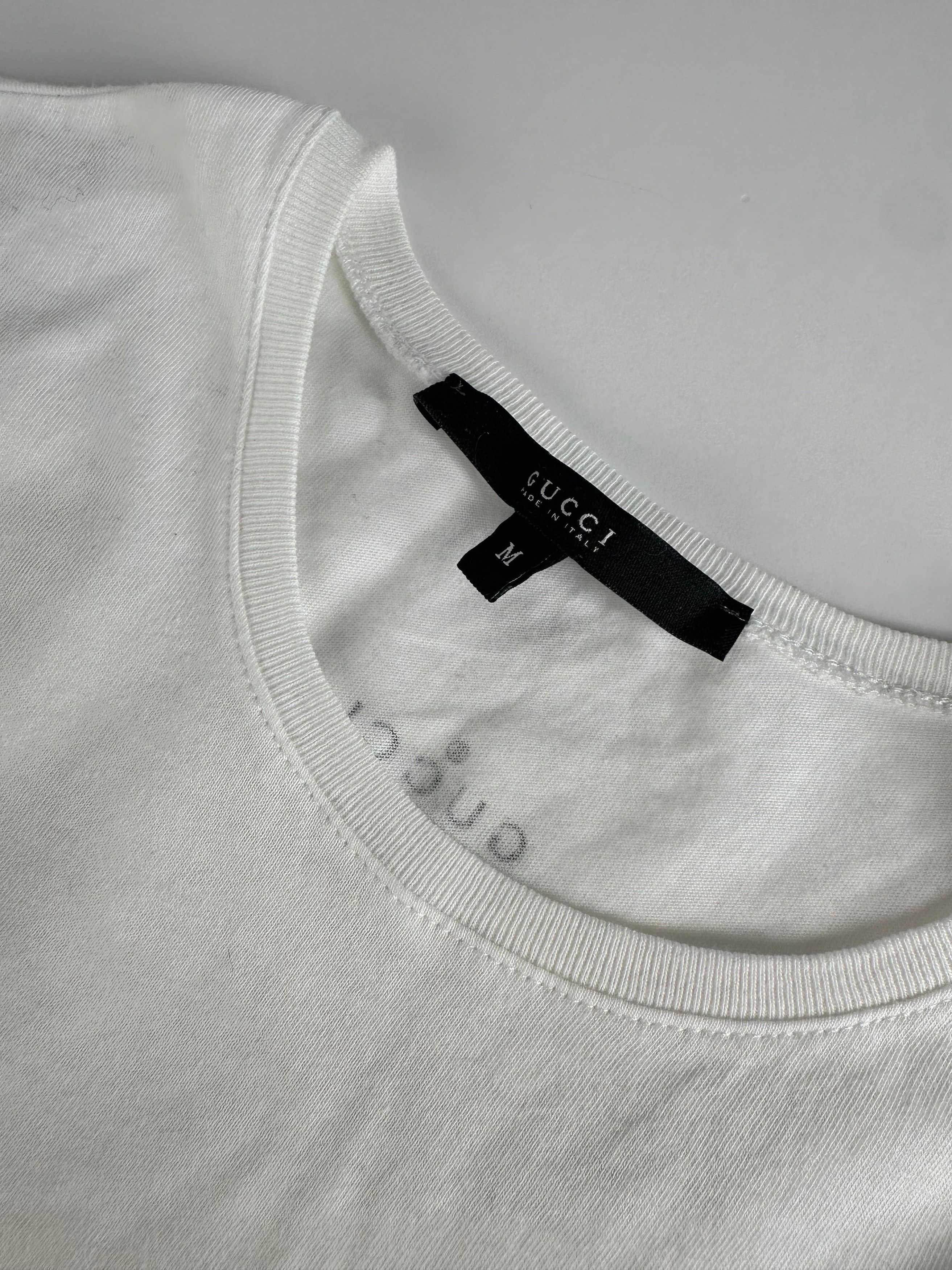 Gucci Vintage White Crewneck Shirt M Size M / US 6-8 / IT 42-44 - 7 Thumbnail
