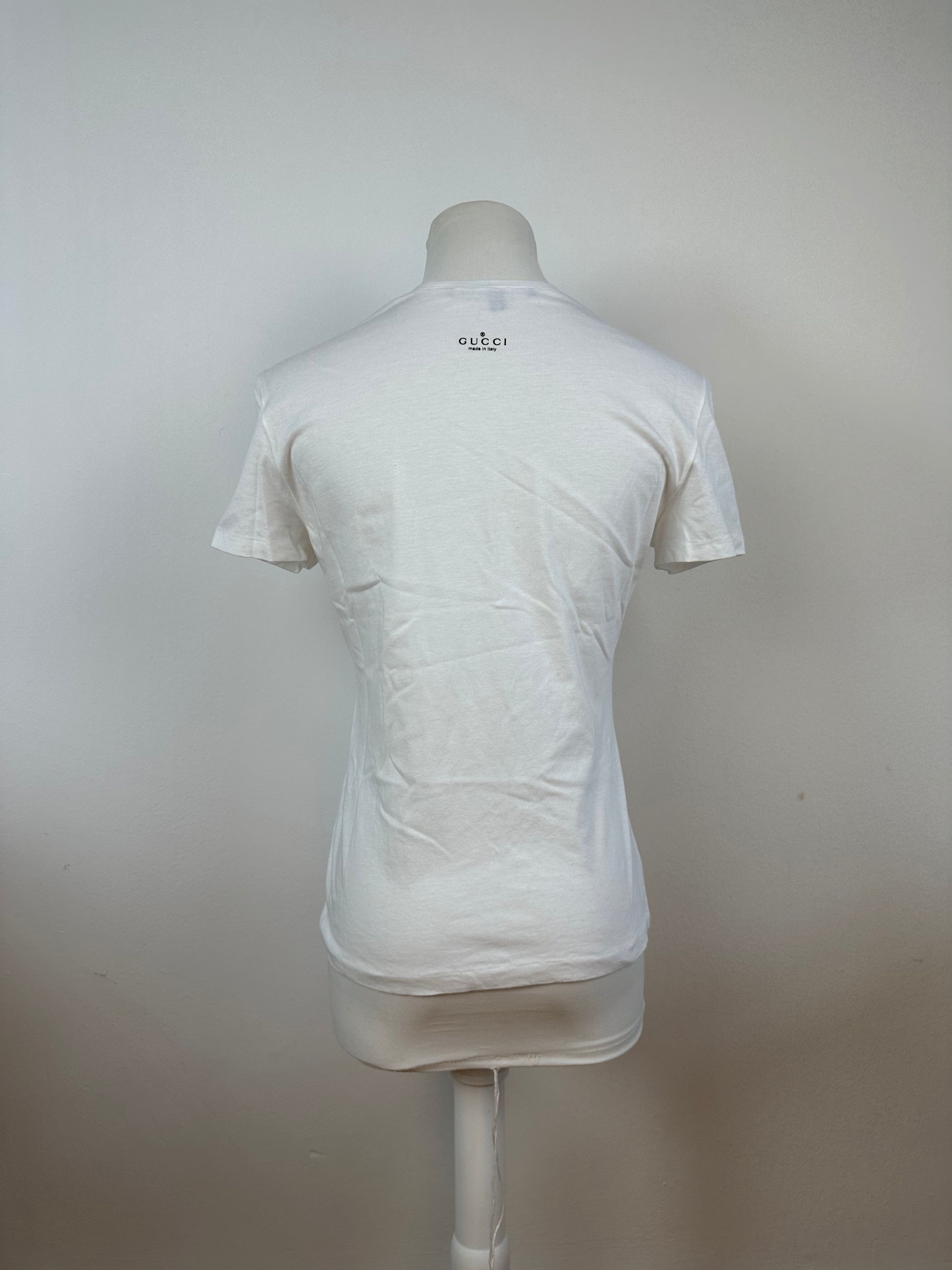 Gucci Vintage White Crewneck Shirt M Size M / US 6-8 / IT 42-44 - 3 Thumbnail