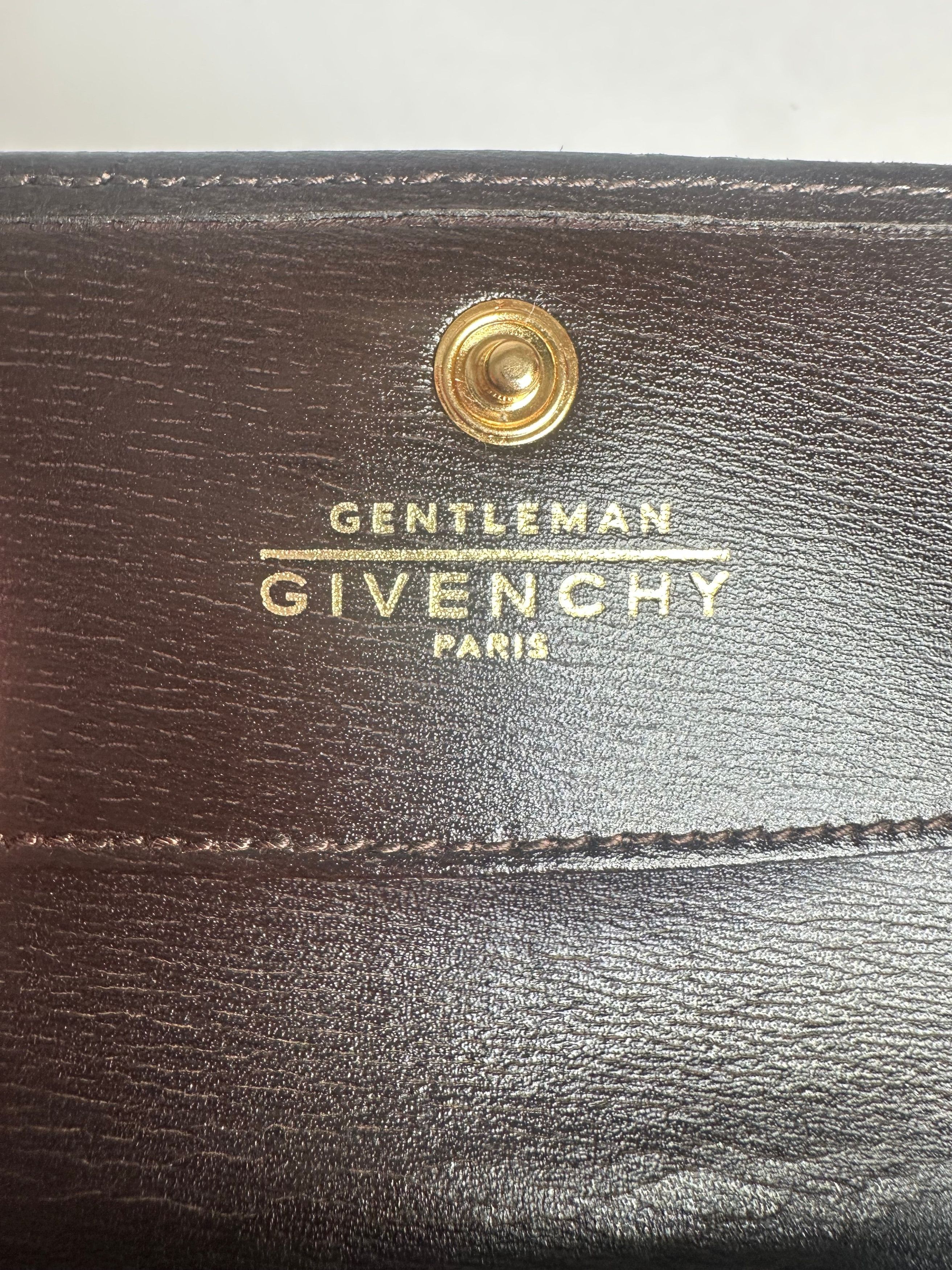 Givenchy Vintage Leather Wallet Black Size ONE SIZE - 5 Thumbnail