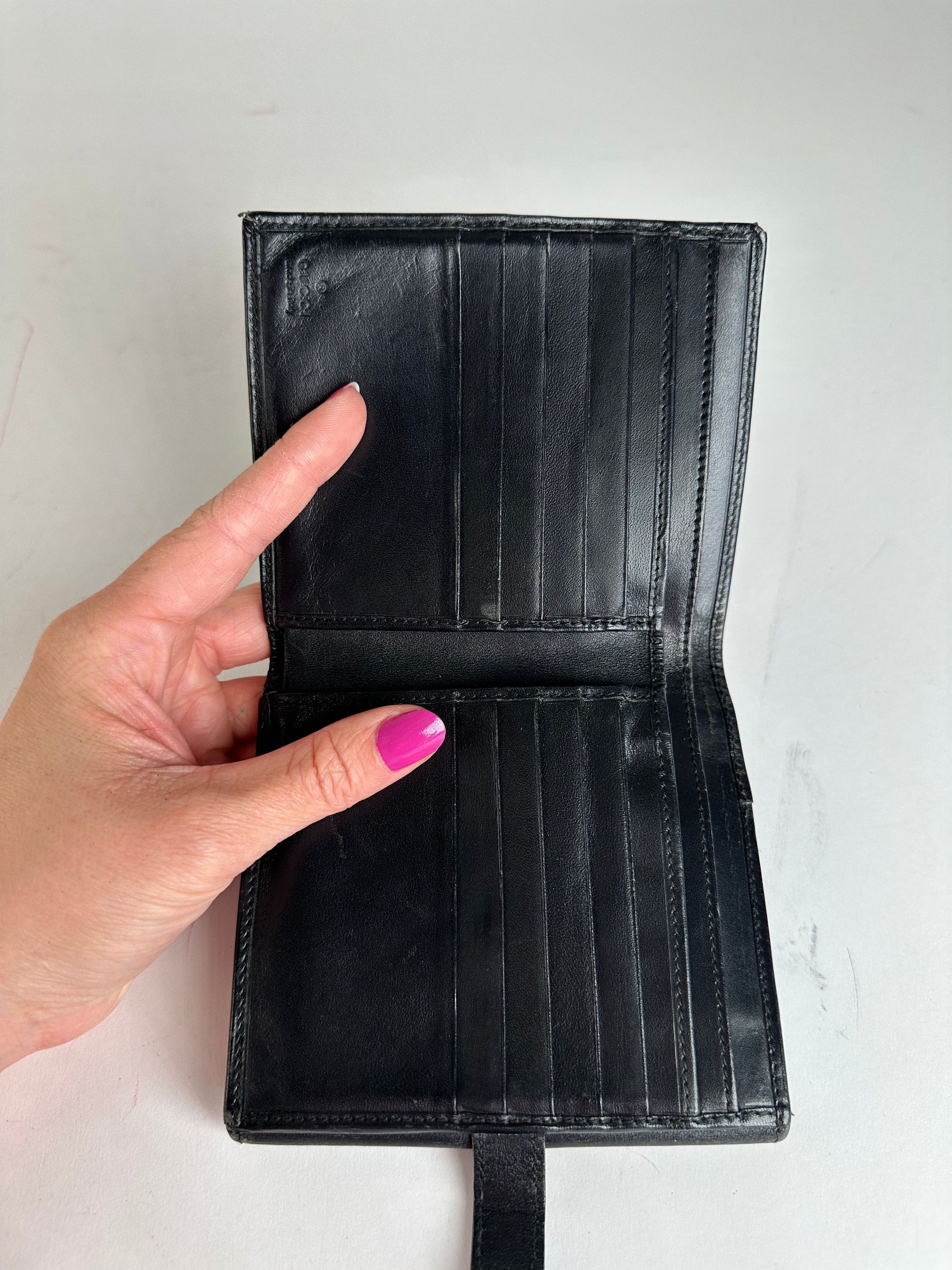 Gucci Vintage Leather Jackie Wallet Black Size ONE SIZE - 3 Thumbnail