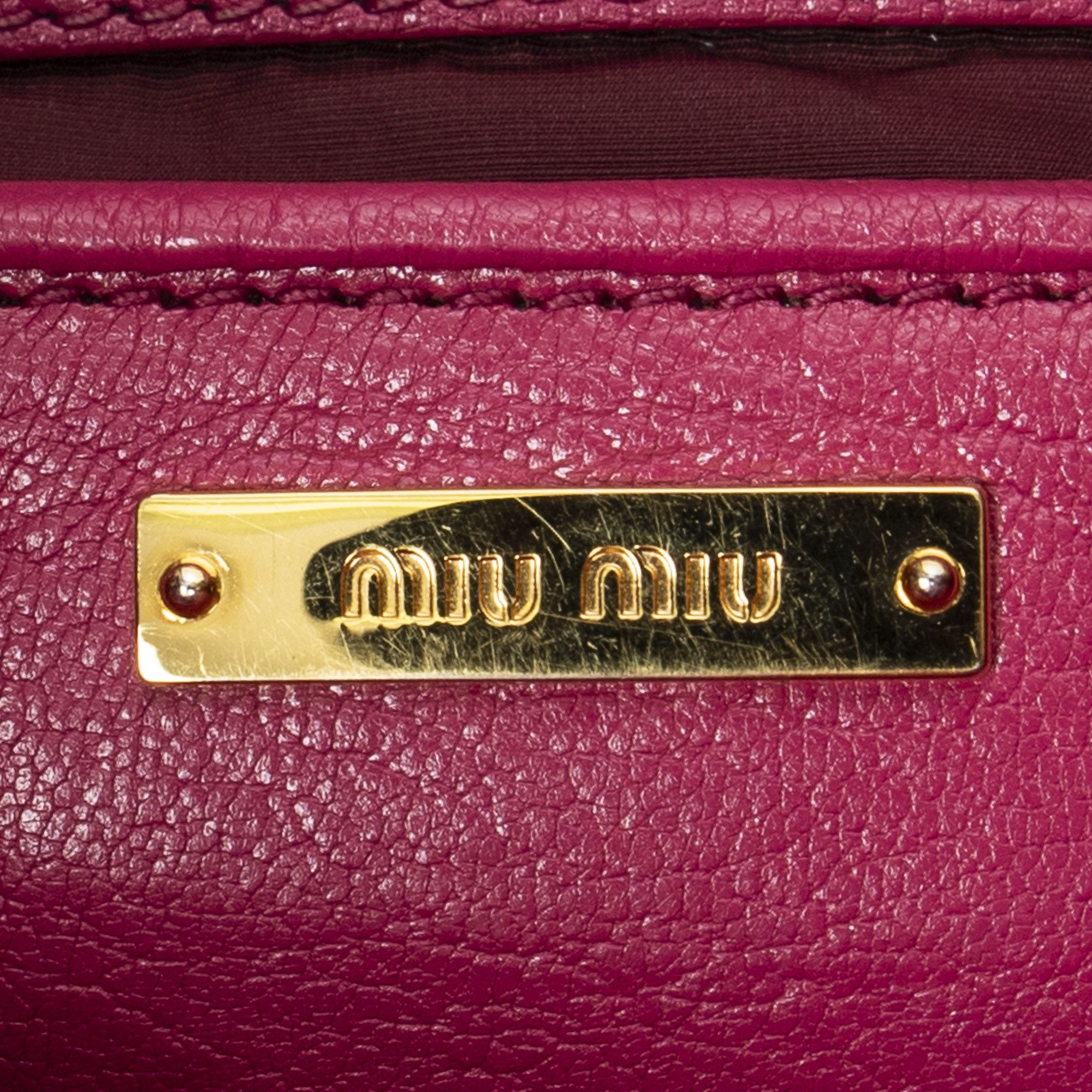 Miu Miu Convertible Side Zip Tote Size ONE SIZE - 10 Thumbnail