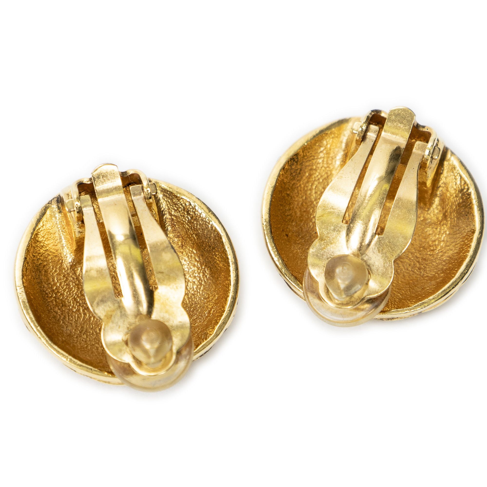 Chanel CC Round Clip On Earrings Size ONE SIZE - 2 Thumbnail