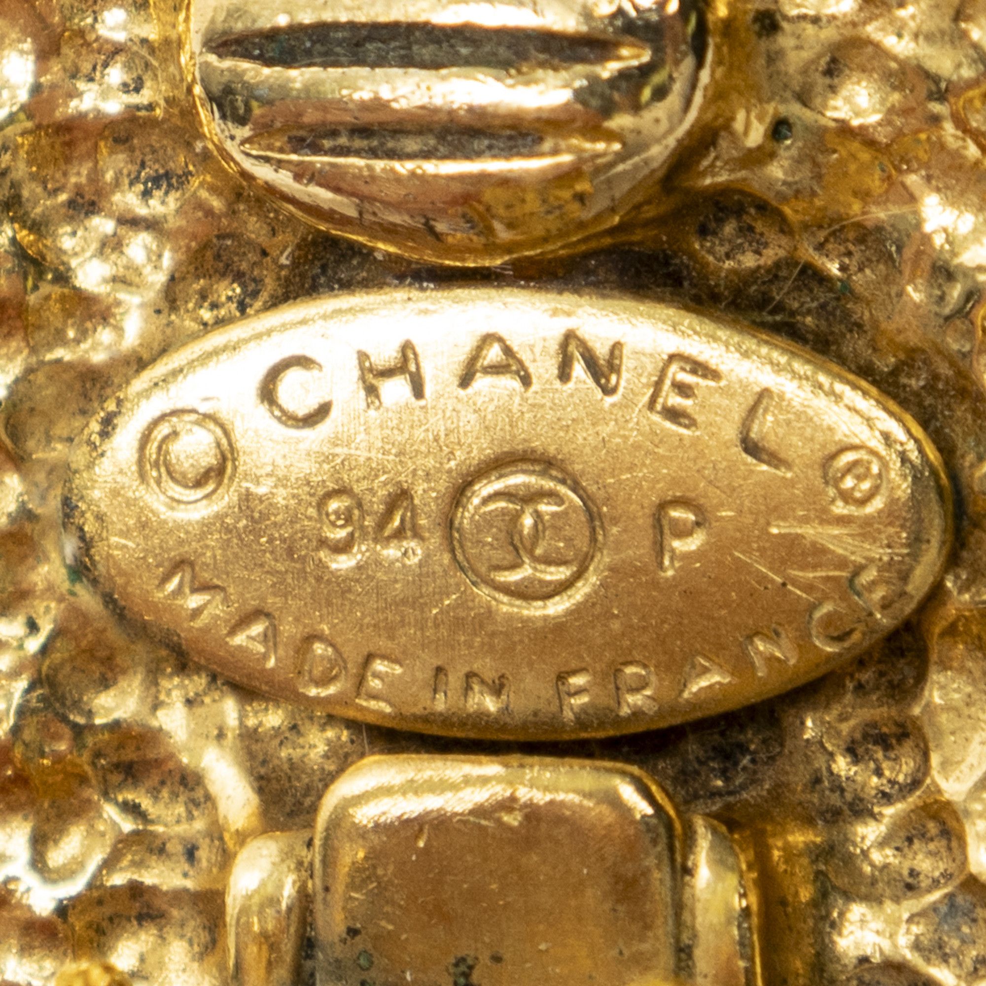 Chanel CC Oval Clip On Earrings Size ONE SIZE - 3 Thumbnail