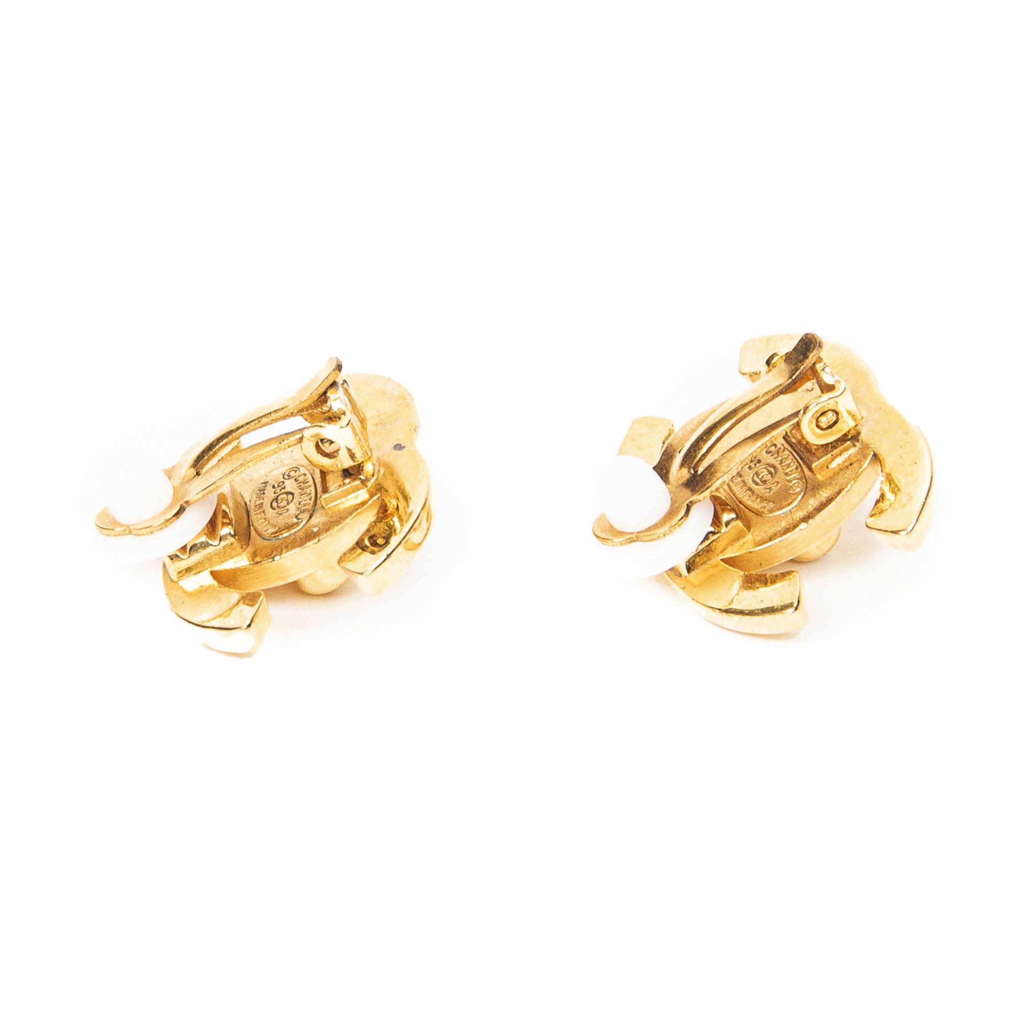 Chanel CC Turnlock Clip On Earrings Size ONE SIZE - 2 Thumbnail
