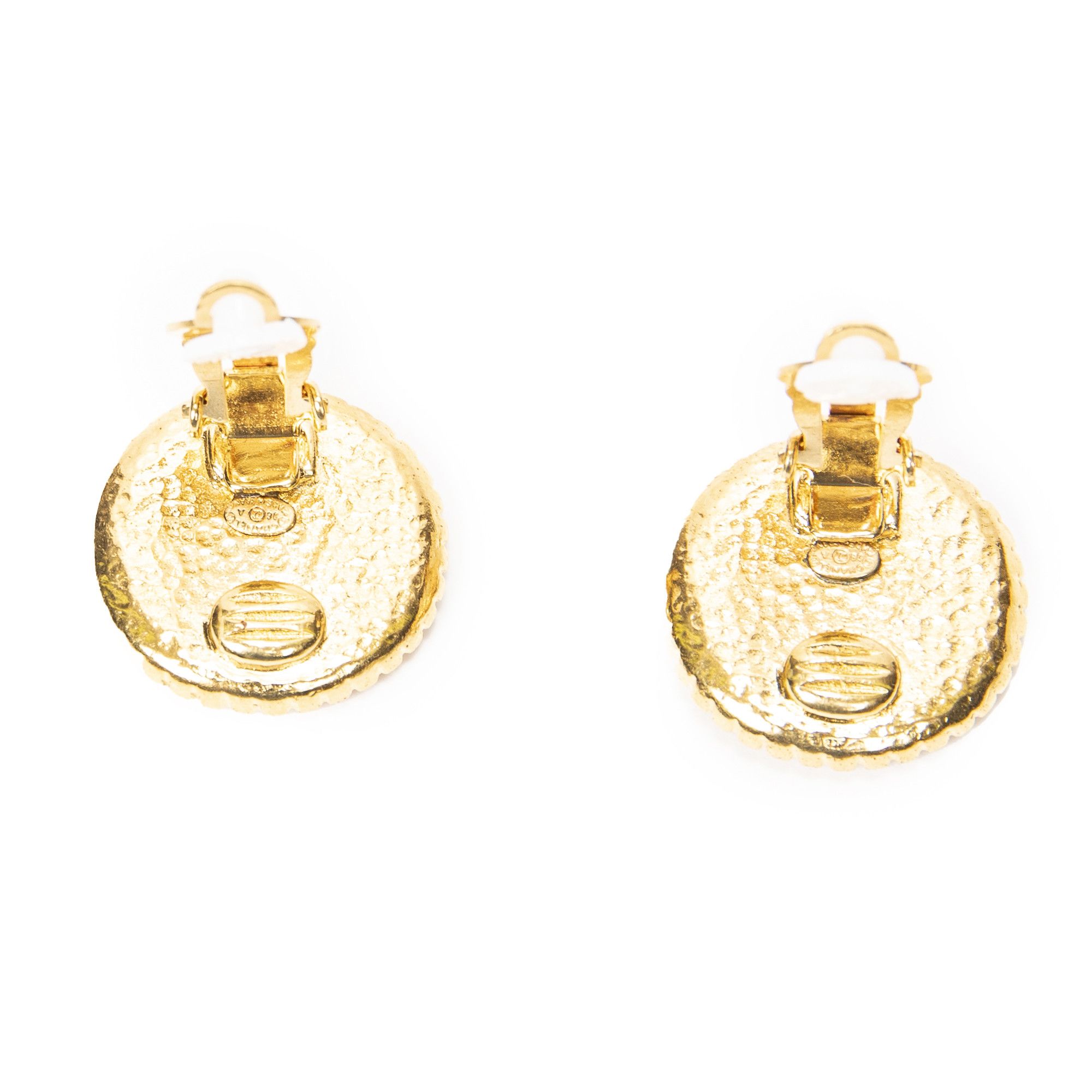 Chanel CC Round Clip On Earrings Size ONE SIZE - 3 Thumbnail