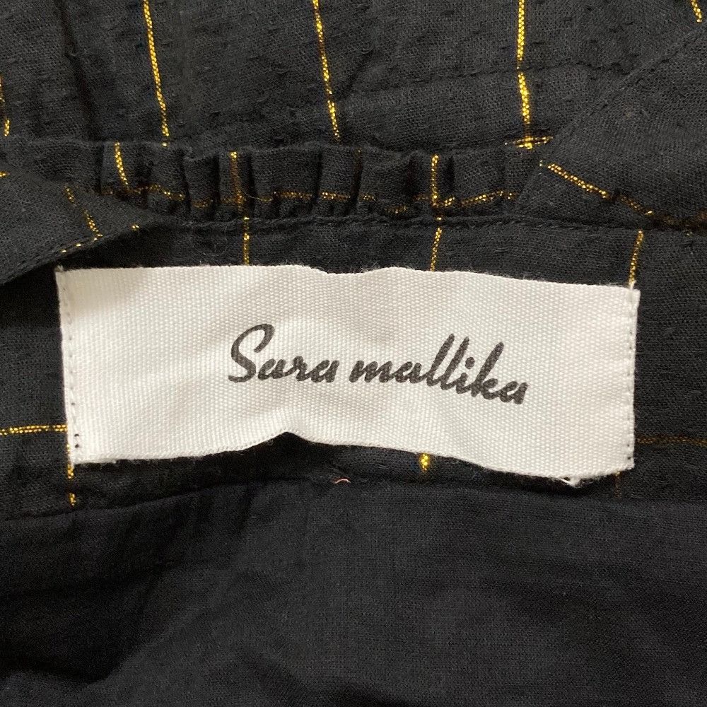 Other Other sara mallika Cotton Lurex Check Dress Textile Dresses 020321SD2 DUTY FREE for USA Size ONE SIZE - 6 Thumbnail