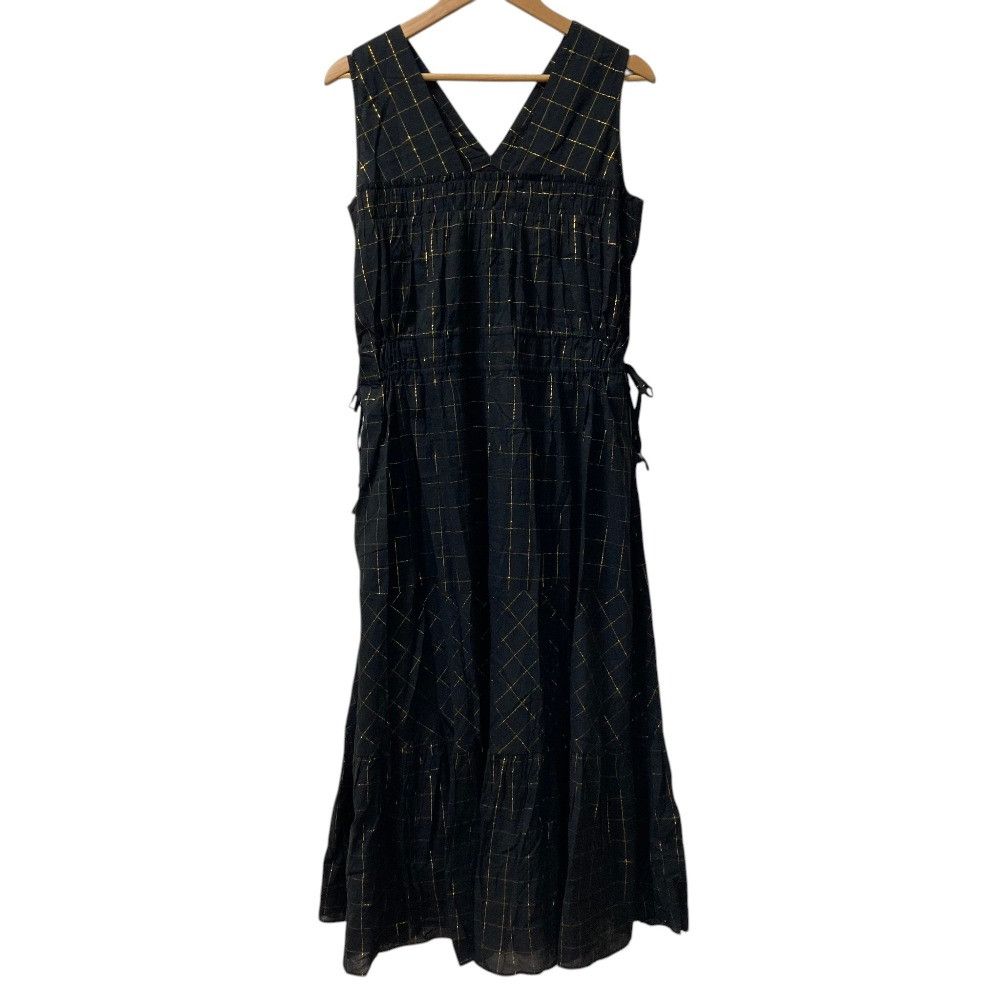 Other Other sara mallika Cotton Lurex Check Dress Textile Dresses 020321SD2 DUTY FREE for USA Size ONE SIZE - 4 Thumbnail