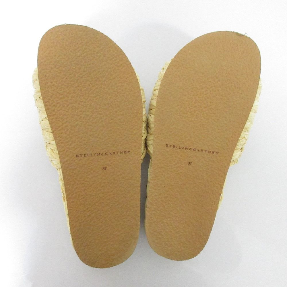 Stella McCartney Stella Mccartney Stella McCartney raffia slide sandals Plant-based Shoes DUTY FREE for USA Size ONE SIZE - 6 Thumbnail