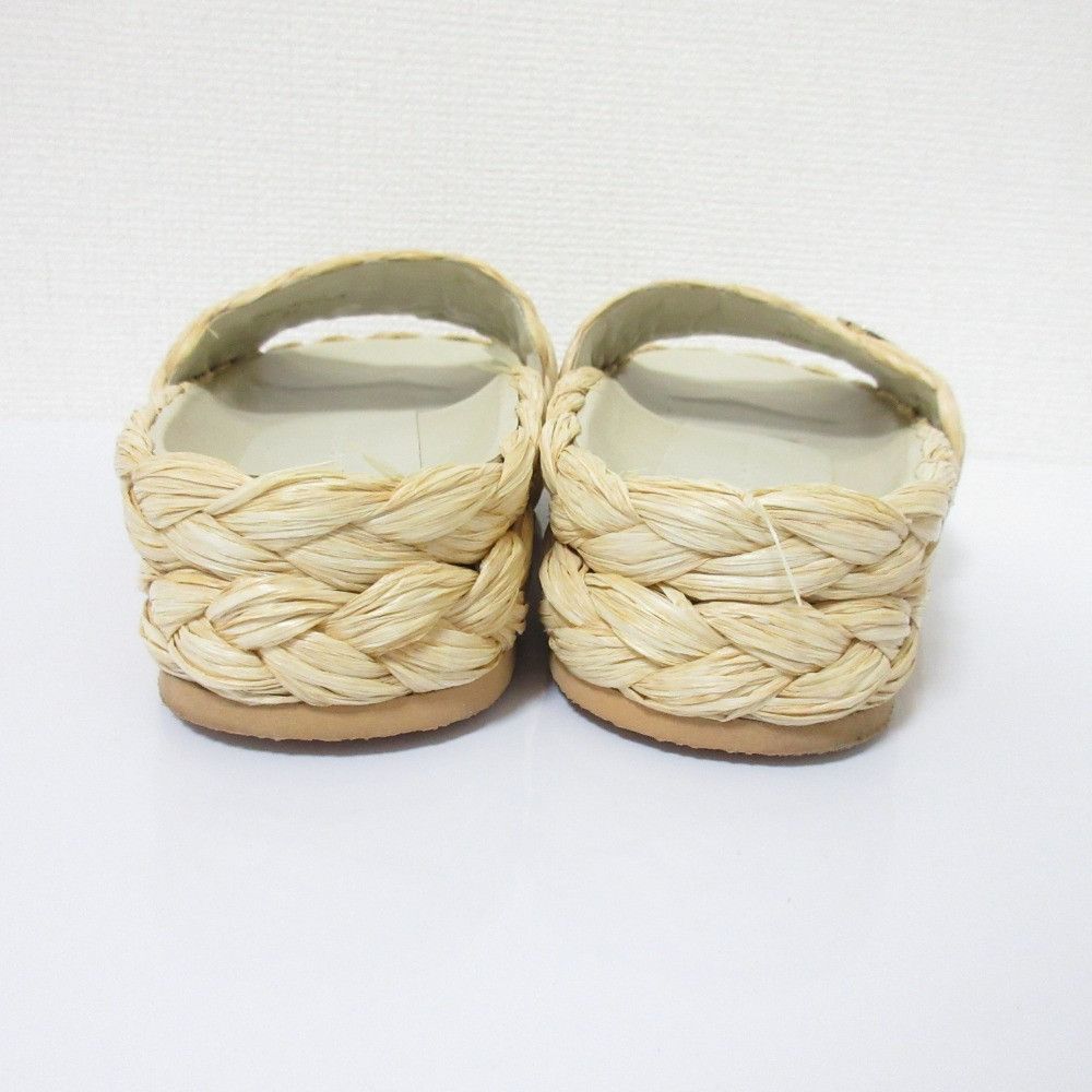 Stella McCartney Stella Mccartney Stella McCartney raffia slide sandals Plant-based Shoes DUTY FREE for USA Size ONE SIZE - 3 Thumbnail