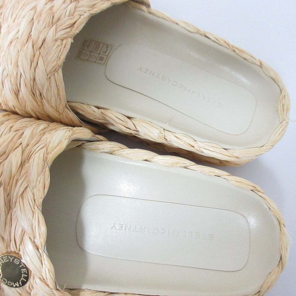 Stella McCartney Stella Mccartney Stella McCartney raffia slide sandals Plant-based Shoes DUTY FREE for USA Size ONE SIZE - 5 Thumbnail