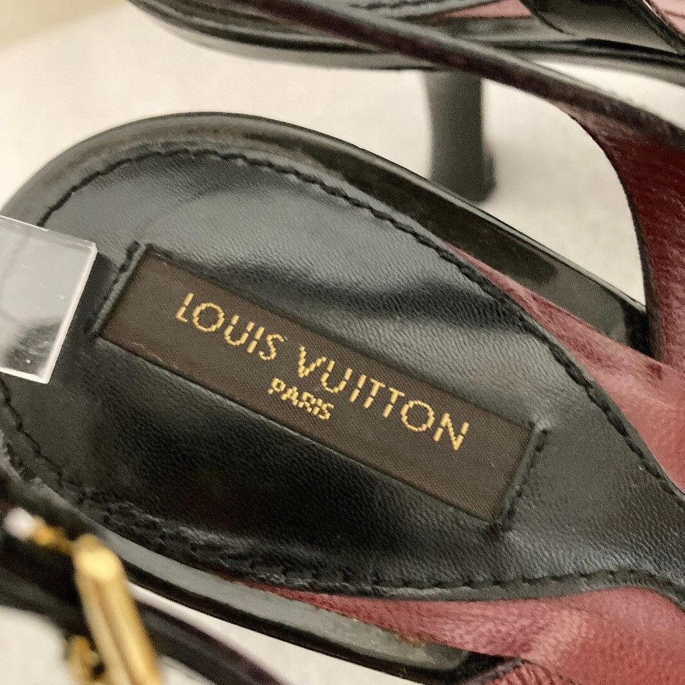 Louis Vuitton Louis Vuitton Louis Vuitton Patent Leather Slingback Pumps Leather Shoes DUTY FREE for USA Size ONE SIZE - 7 Thumbnail