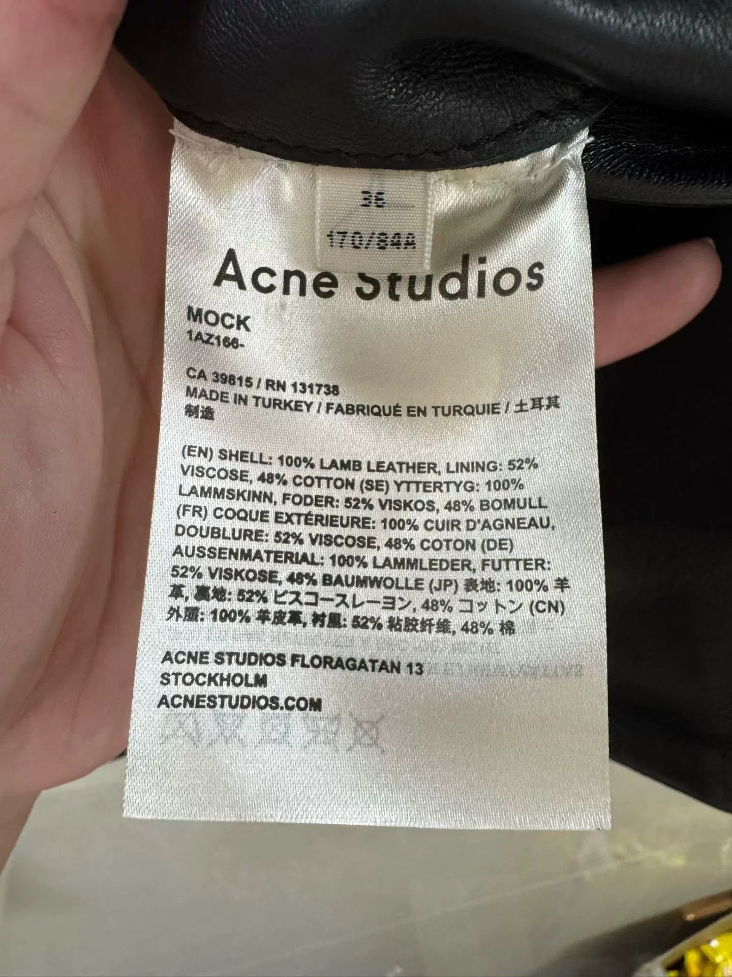 Acne Studios Acne Studios Leather Black Leather Jacket M Women Size M / US 6-8 / IT 42-44 - 6 Thumbnail