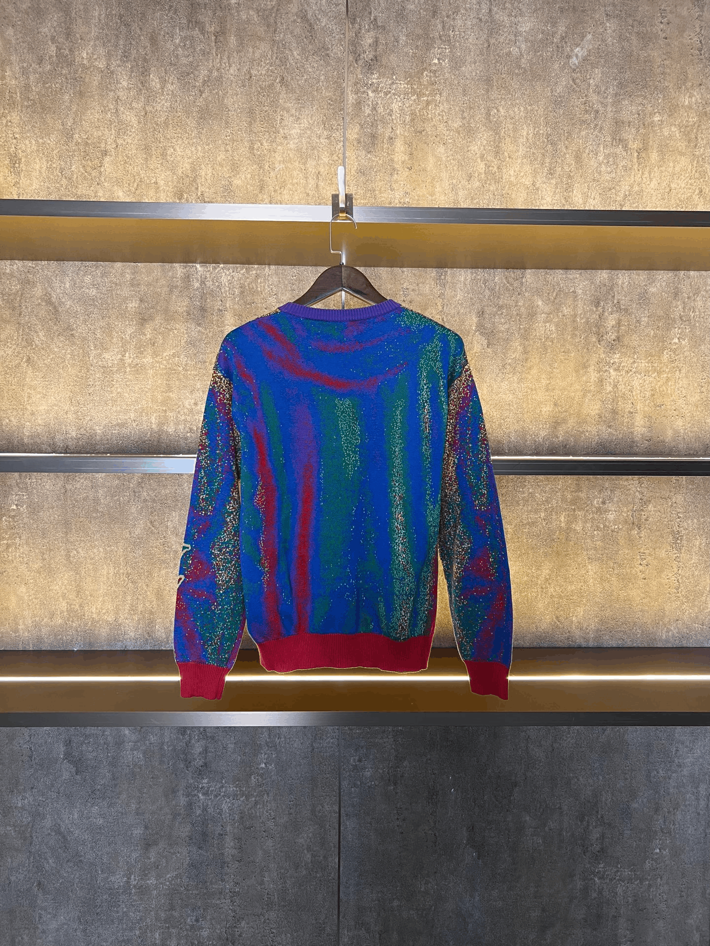 Louis Vuitton Louis Vuitton Rainbow Multi Sweater m Men Size US M / EU 48-50 / 2 - 2 Thumbnail
