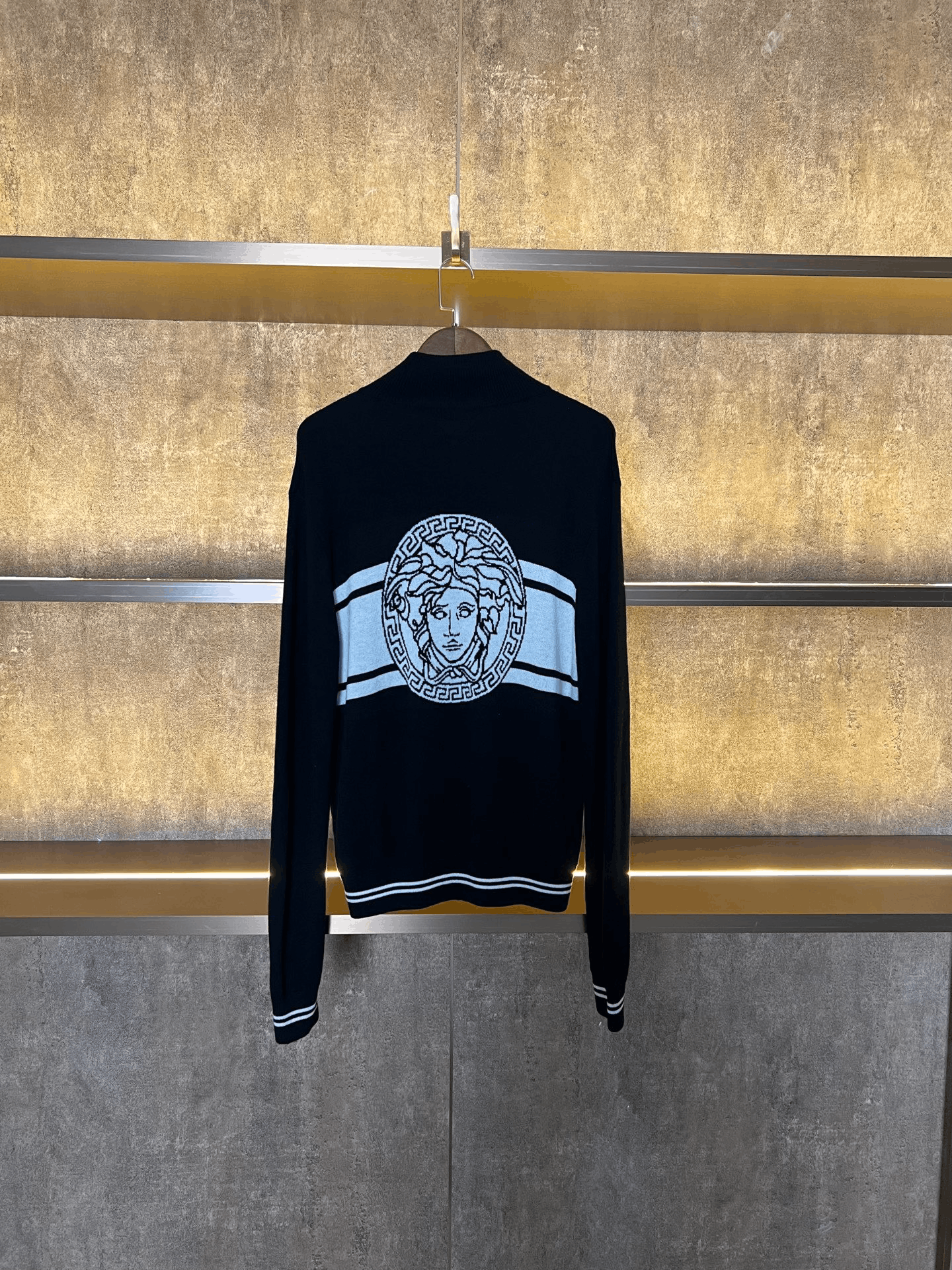 Versace Versace Knit Light Jacket m Men Size US M / EU 48-50 / 2 - 2 Thumbnail