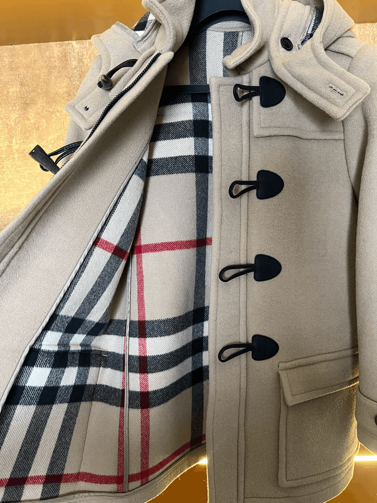 Burberry Burberry Wool Plaid Coat XS Women Size XS / US 0-2 / IT 36-38 - 4 Thumbnail