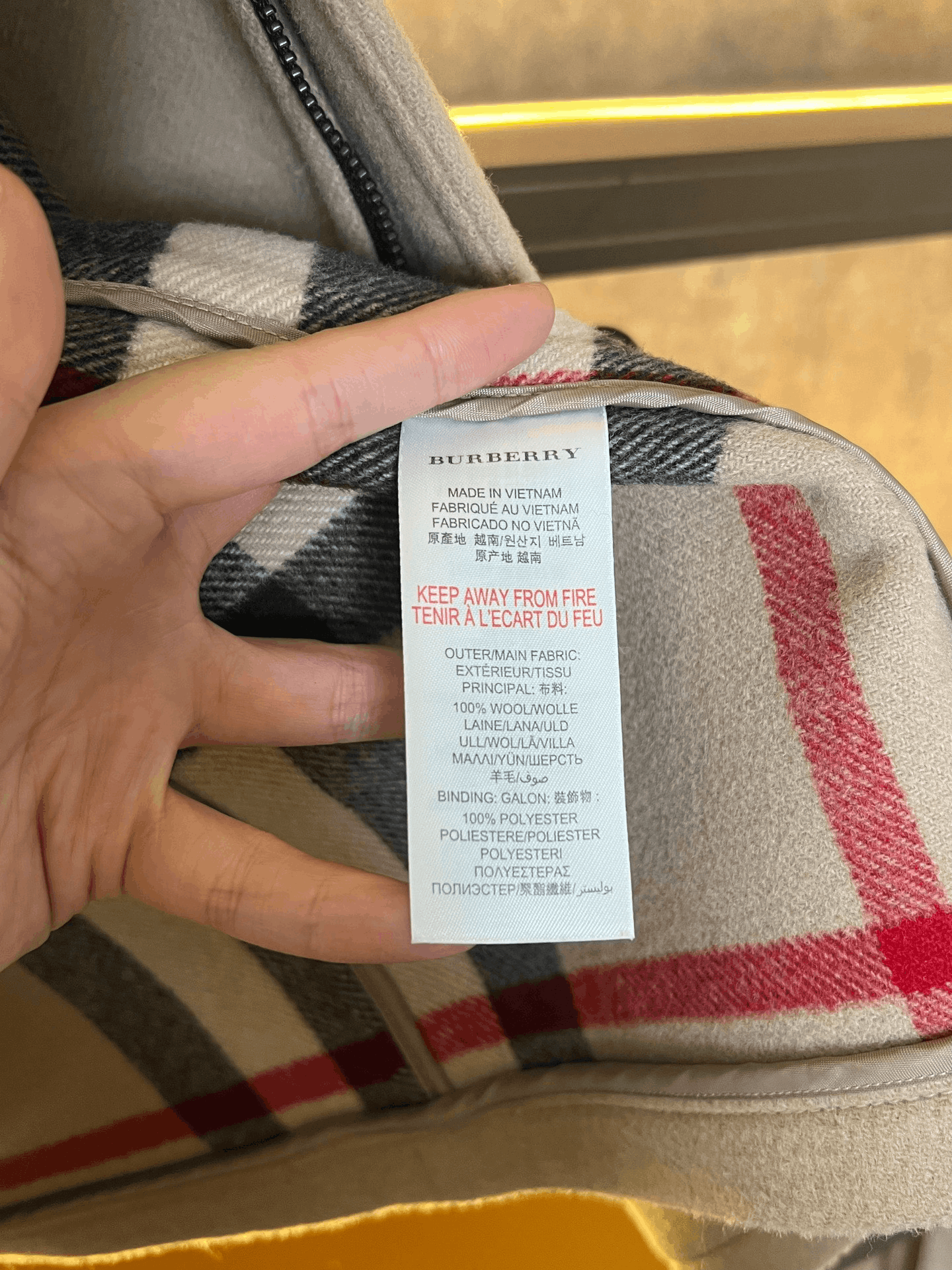 Burberry Burberry Wool Plaid Coat XS Women Size XS / US 0-2 / IT 36-38 - 5 Thumbnail