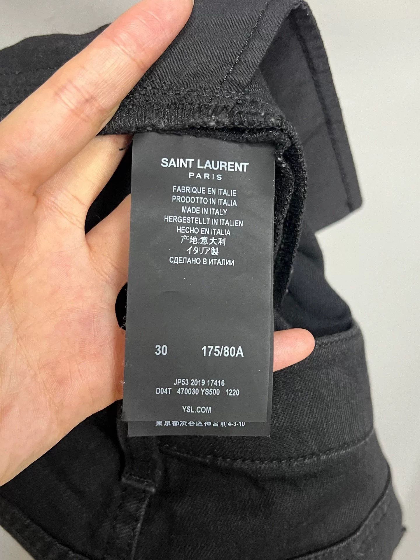 Saint Laurent Paris Saint Laurent Paris Denim Jeans 28 Women Size 28" / US 6 / IT 42 - 4 Thumbnail
