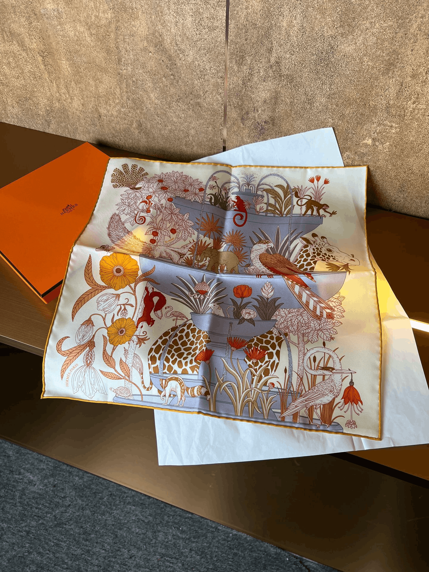 Hermes Hermes Scarf one size Men Size ONE SIZE - 2 Thumbnail