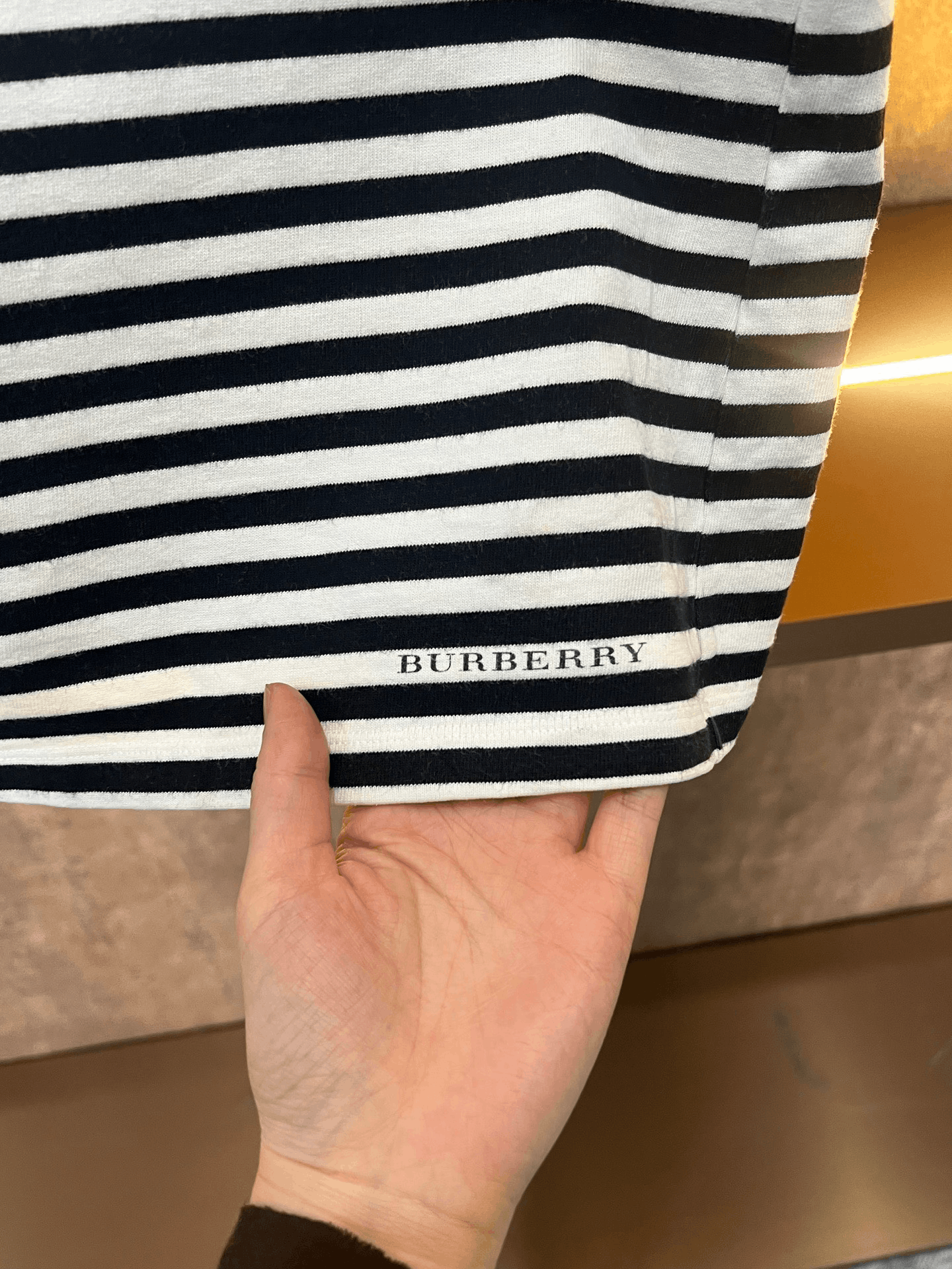Burberry Burberry Striped T-Shirt m Men Size US M / EU 48-50 / 2 - 4 Thumbnail
