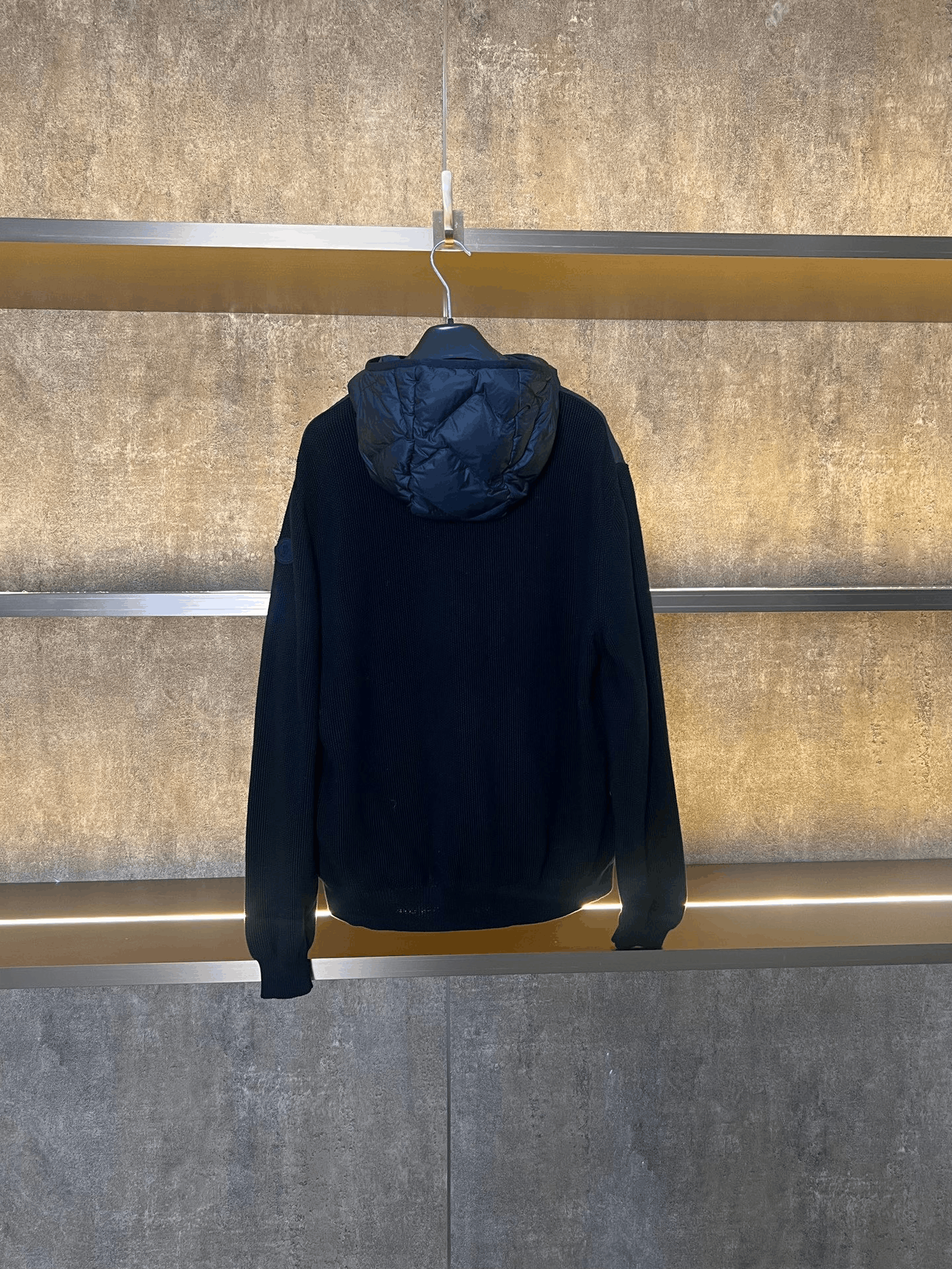 Moncler Moncler Knit Down Down Jacket L Women Size L / US 10 / IT 46 - 2 Thumbnail