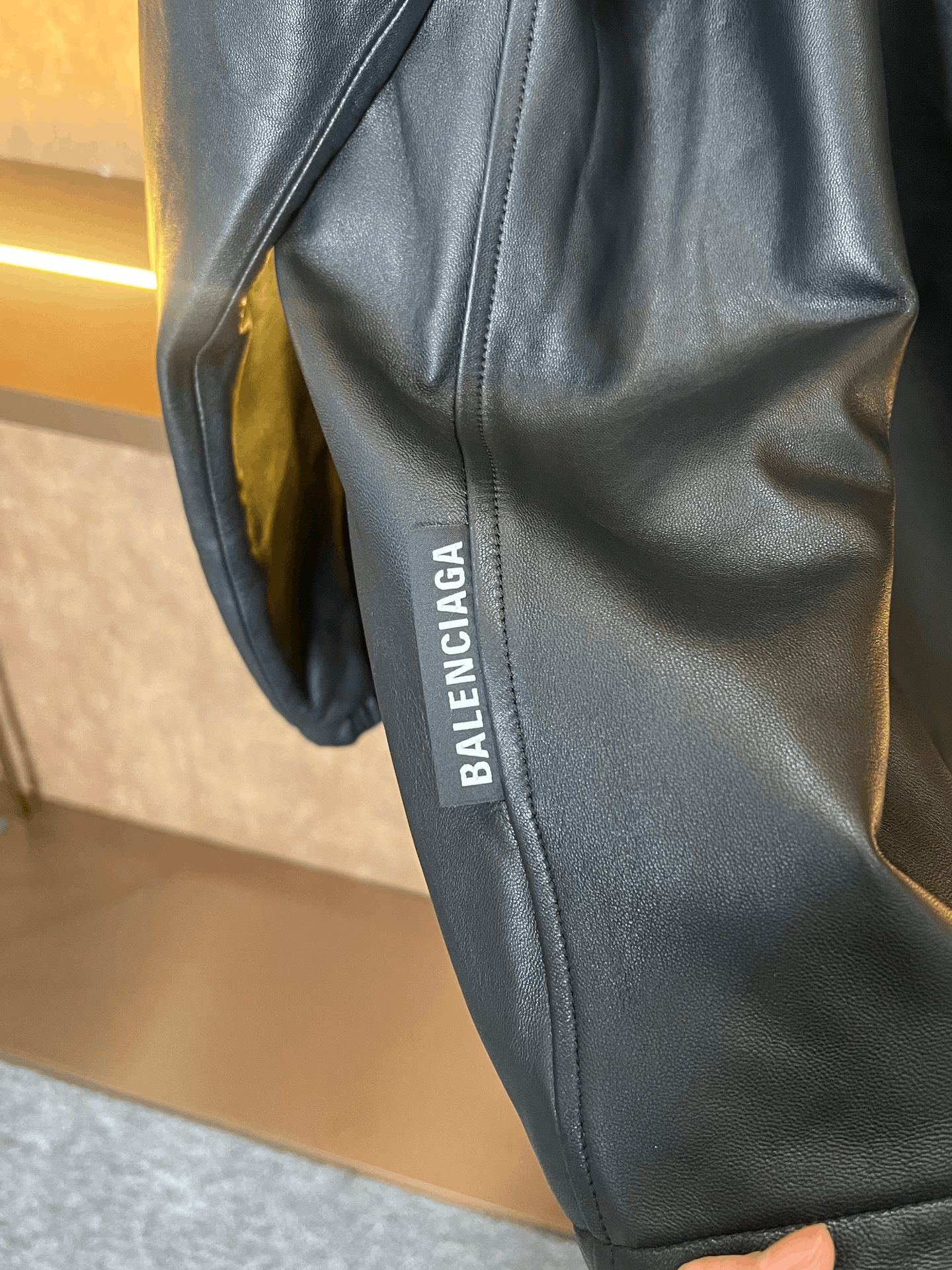 Balenciaga Balenciaga Cotton Leather Jacket m Men Size US M / EU 48-50 / 2 - 4 Thumbnail